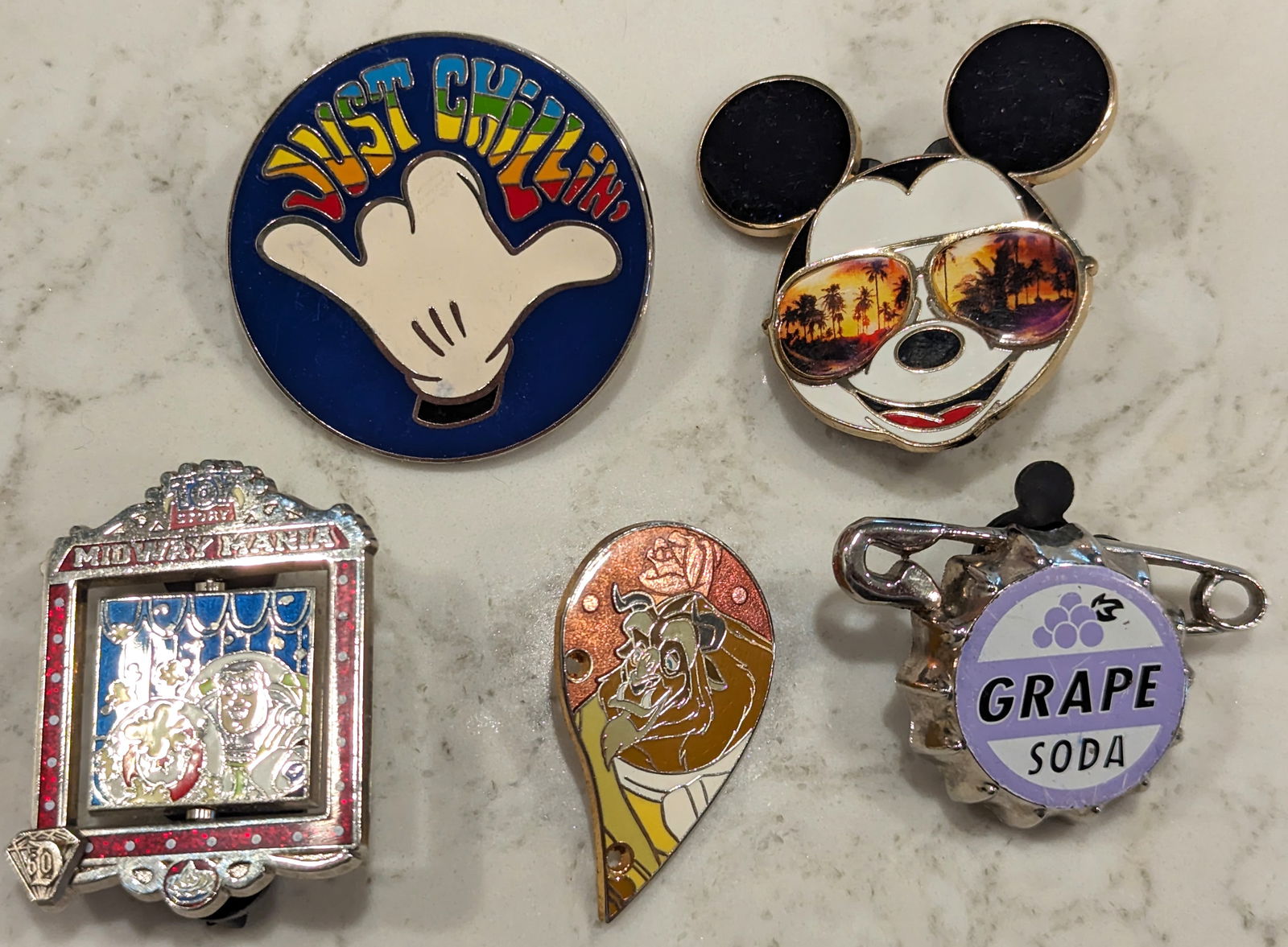 Disneyland Pin Trading pins (1 of 2)