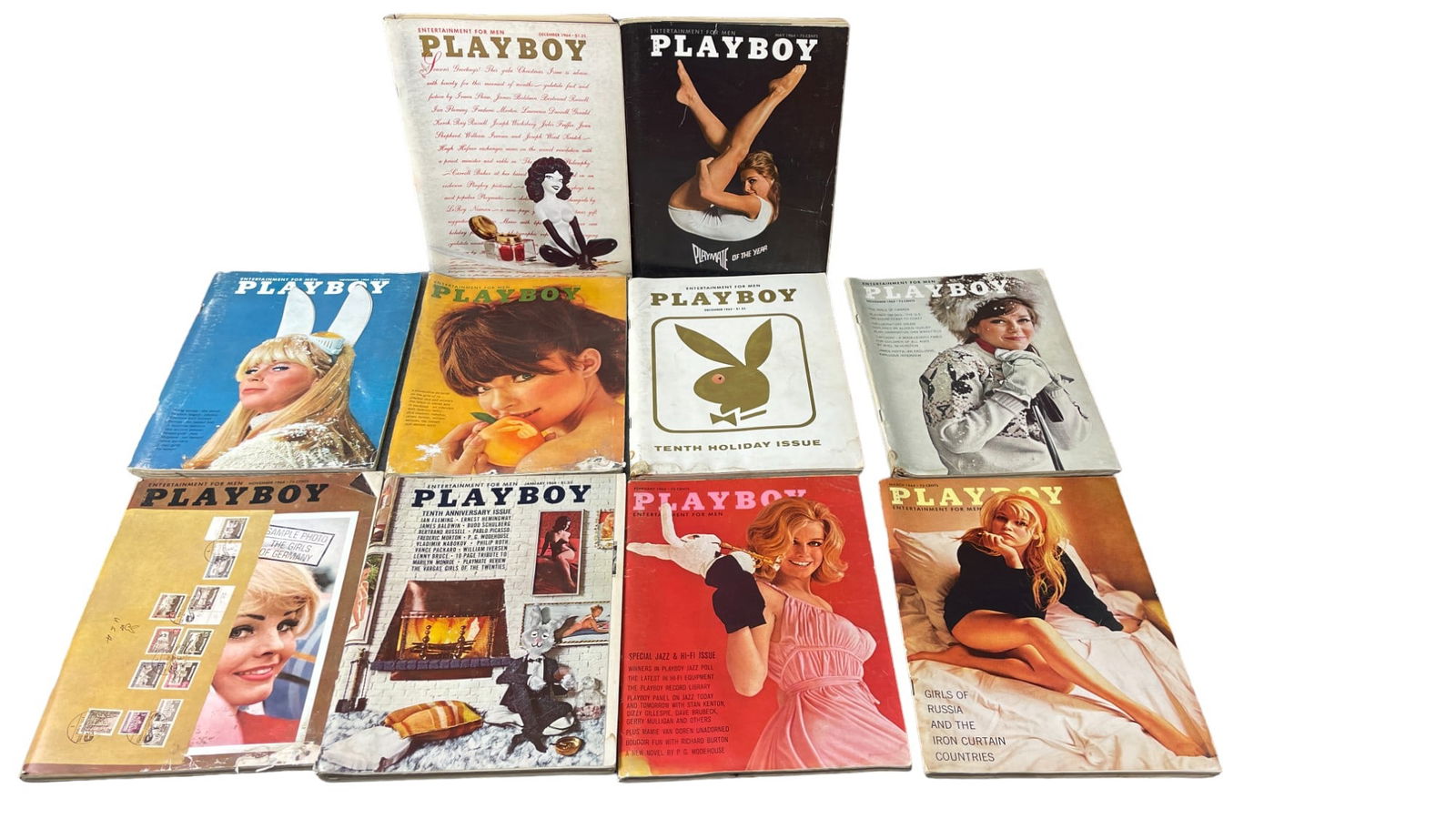 Vintage Playboy Magazine 1963-1966 Variety Collection Lot (1 of 5)