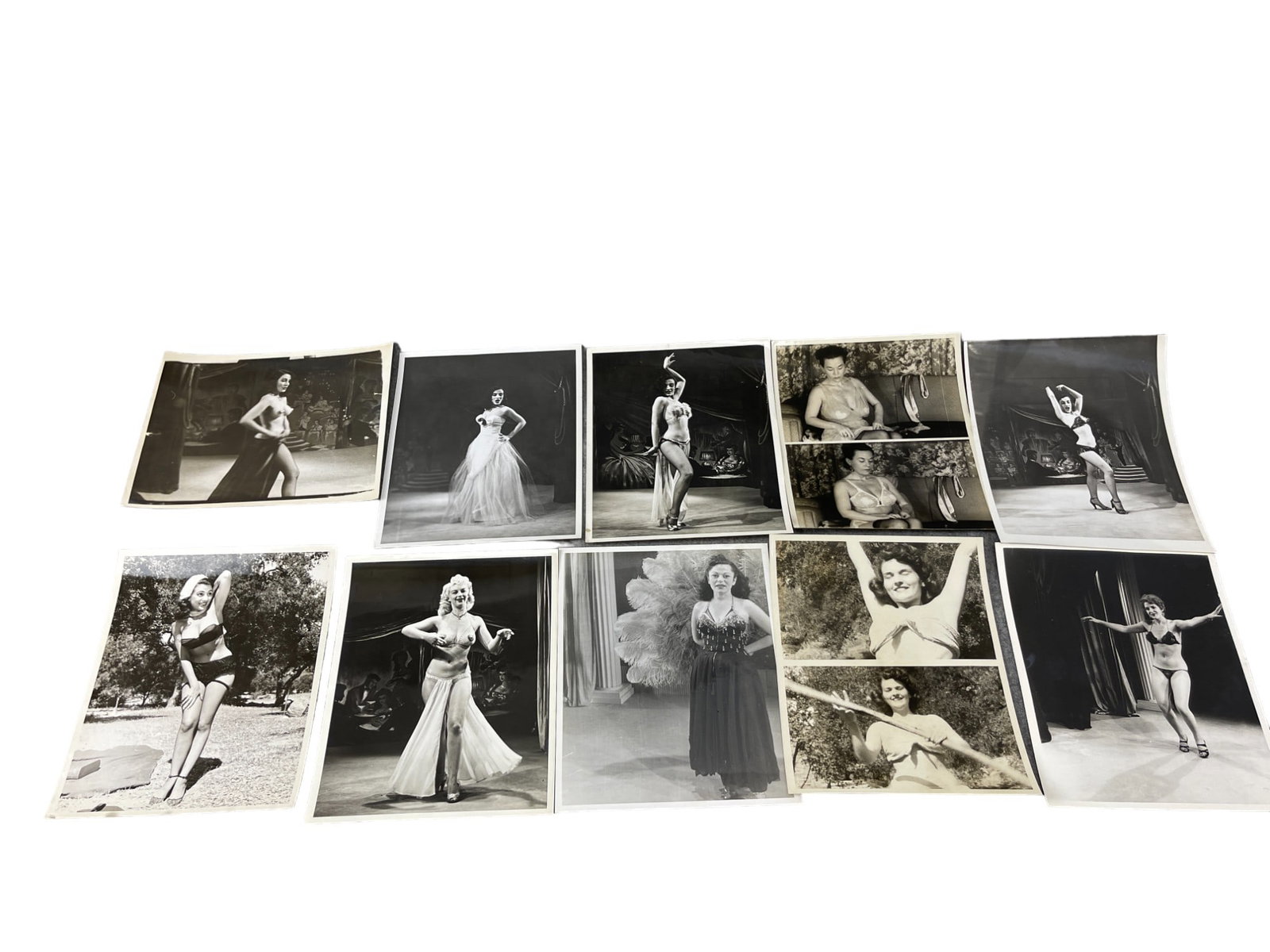 Vintage 1950's Original Burlesque Nude Pin up Model Risque Photo 8x10 Black & White Photographs: Vintage 1950's Original Burlesque Nude Pin up Model Risque Photo 8x10 Black & White Photographs