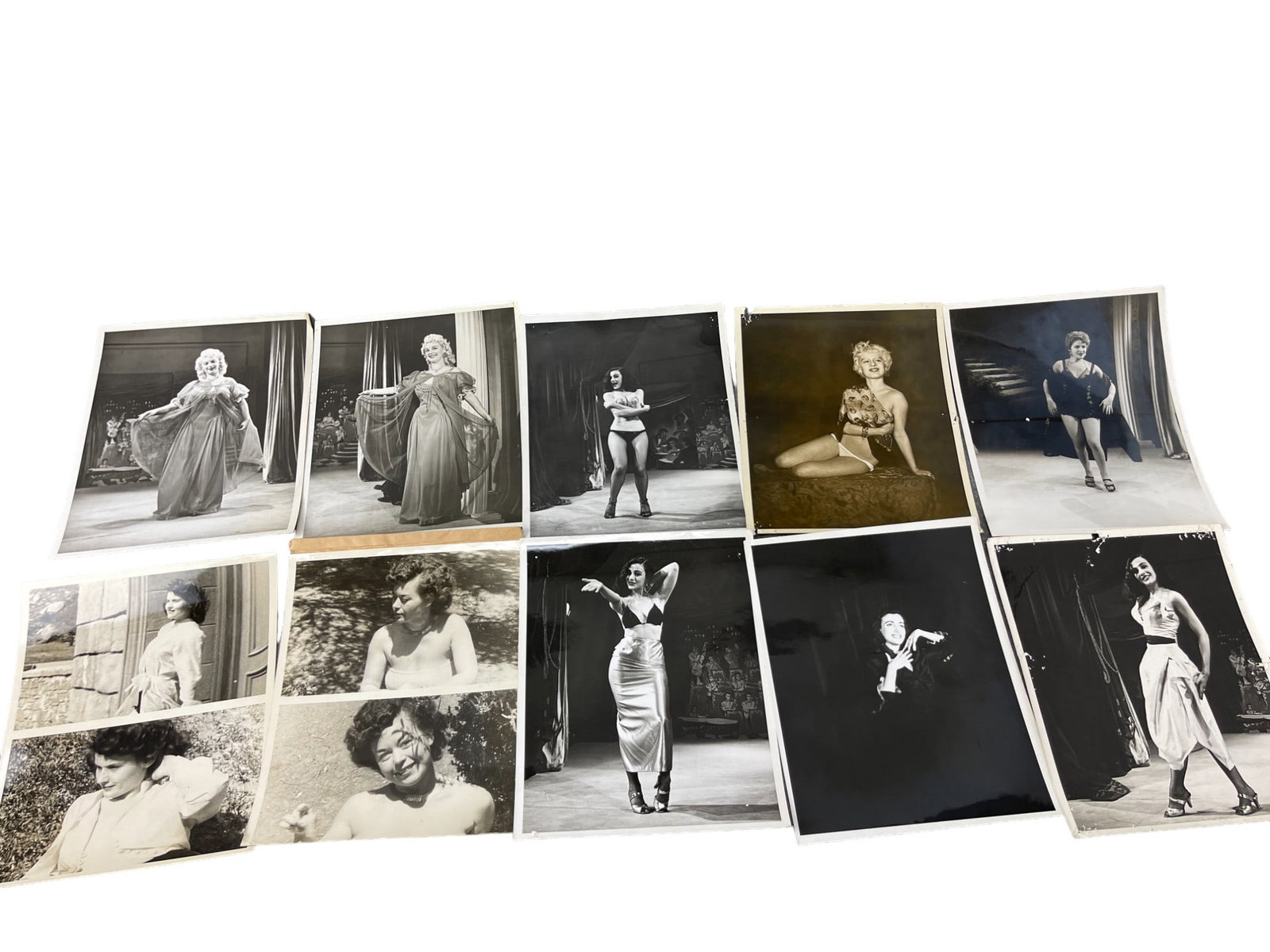 Vintage 1950's Original Burlesque Nude Pin up Model Risque Photo 8x10 Black & White Photographs: Vintage 1950's Original Burlesque Nude Pin up Model Risque Photo 8x10 Black & White Photographs