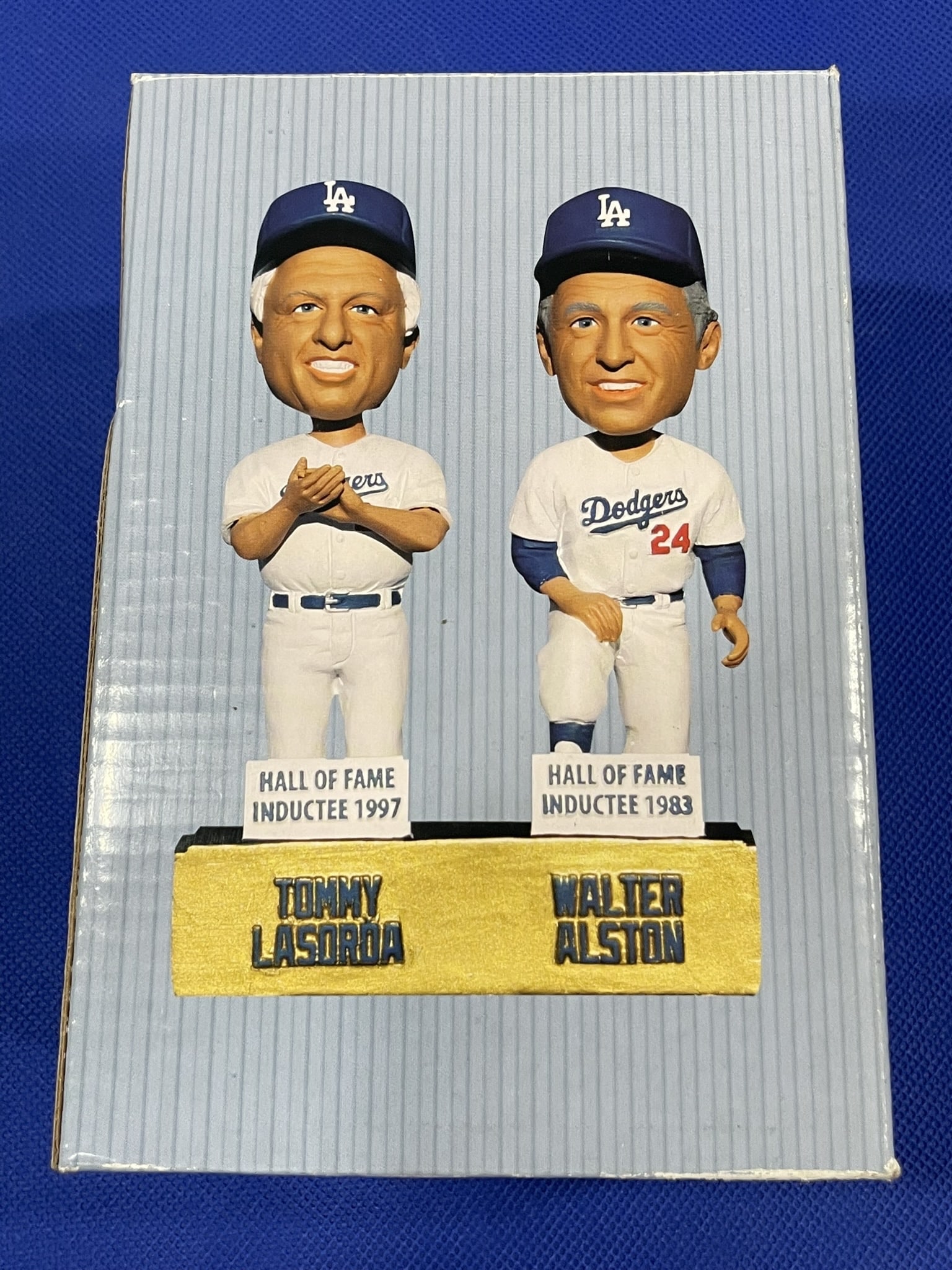 Tommy Lasota and Walter Alston, Dodgers, bobble head (1 of 6)