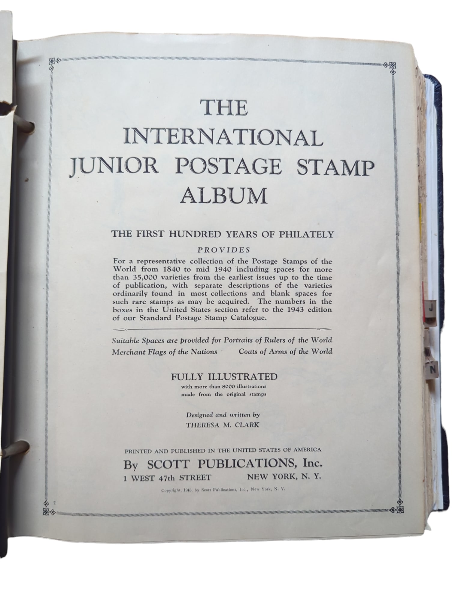 1840-1940 Scott International Junior Stamp Album: Thousands of stamps included. Hundreds of pages. Obviously not all shown
