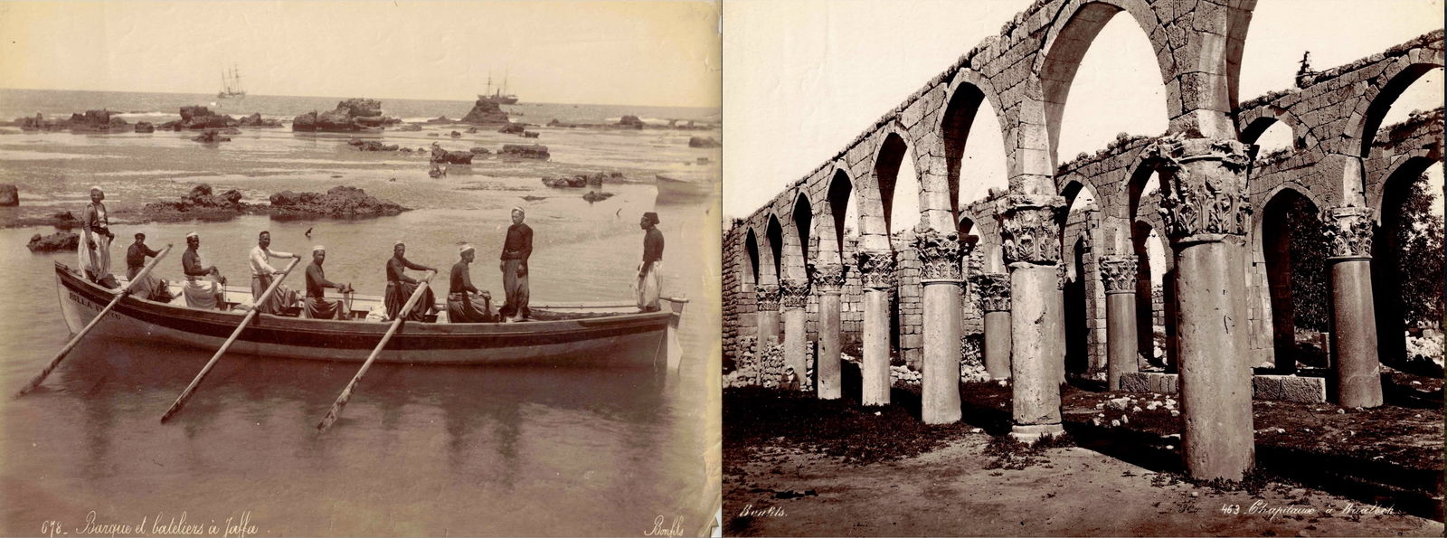 Original Antique Albumen photo Photography by FELIX BONFILS Albumen 10 3/8 x 8 3/8,  LOT 2 (1 of 5)