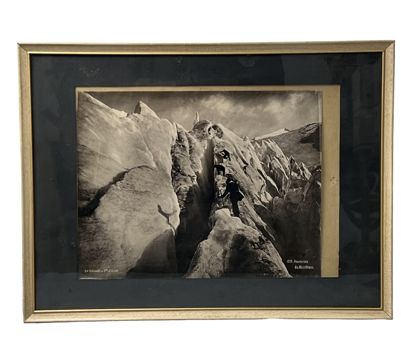 Antique Original Schroeder, Switzerland, albumen photo, MONTBLANC: Schroeder, Switzerland, albumen, MONTBLANC PRINT SIZE 10.5 X 8