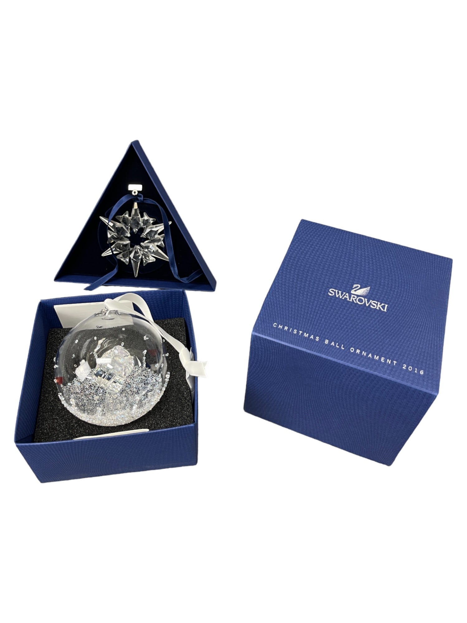 Swarovski Crystal Christmas Ornament Grouping Collection Lot Rare (1 of 5)