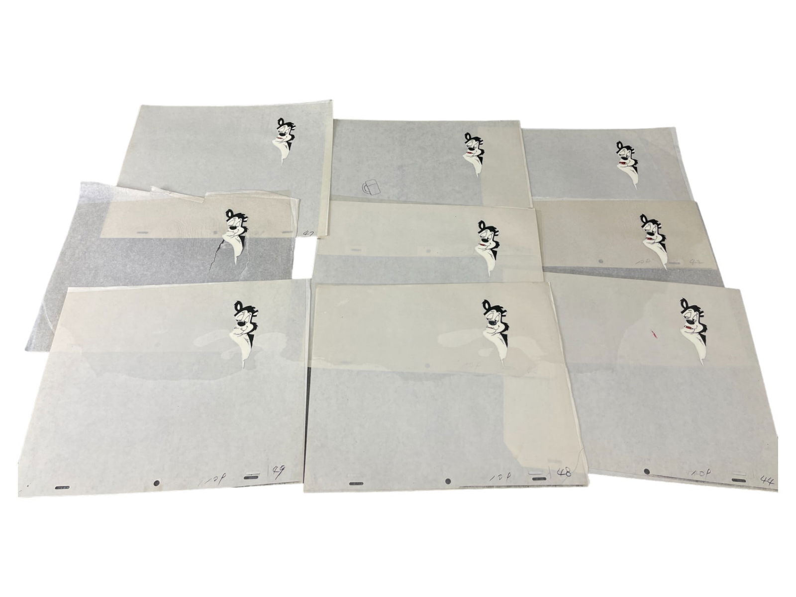 HAMM'S BEER ADVERTISING VINTAGE ANIMATION CEL CARTOON PRODUCTION COMMERCIAL LOT (1 of 3)