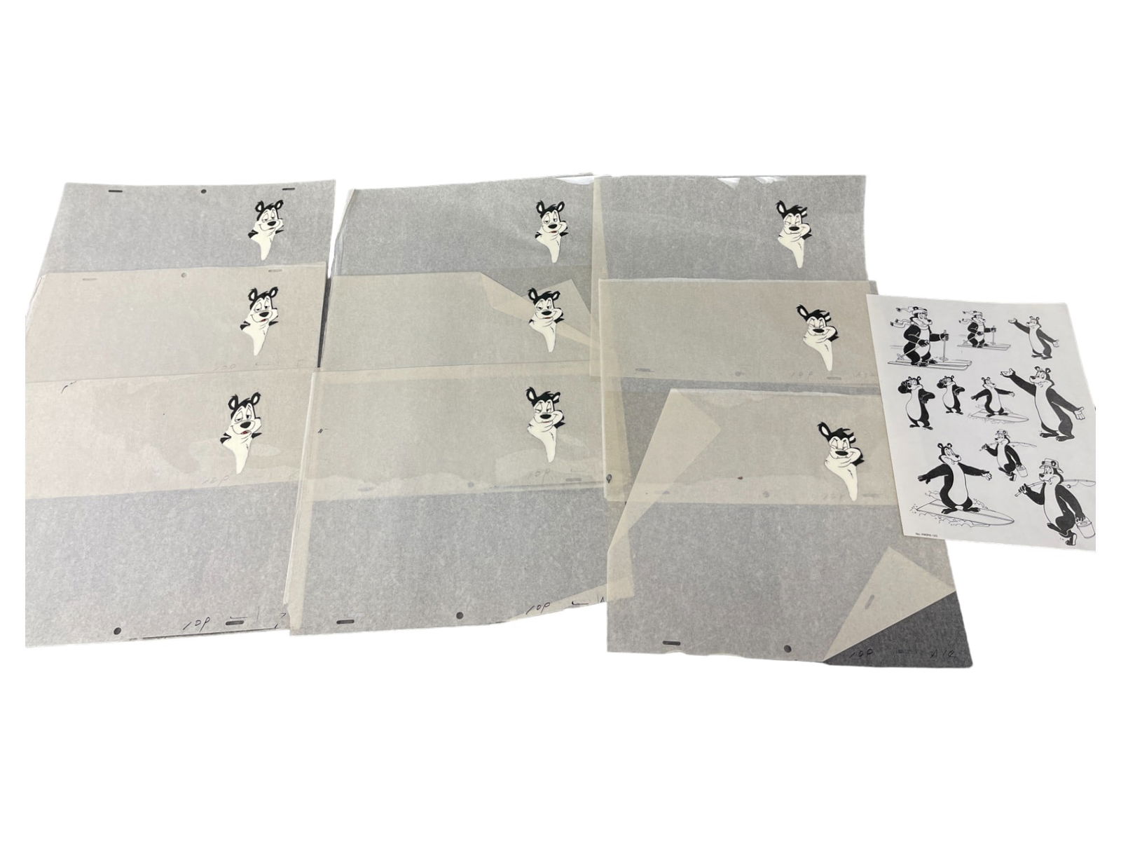 HAMM'S BEER ADVERTISING VINTAGE ANIMATION CEL CARTOON PRODUCTION COMMERCIAL LOT (1 of 5)