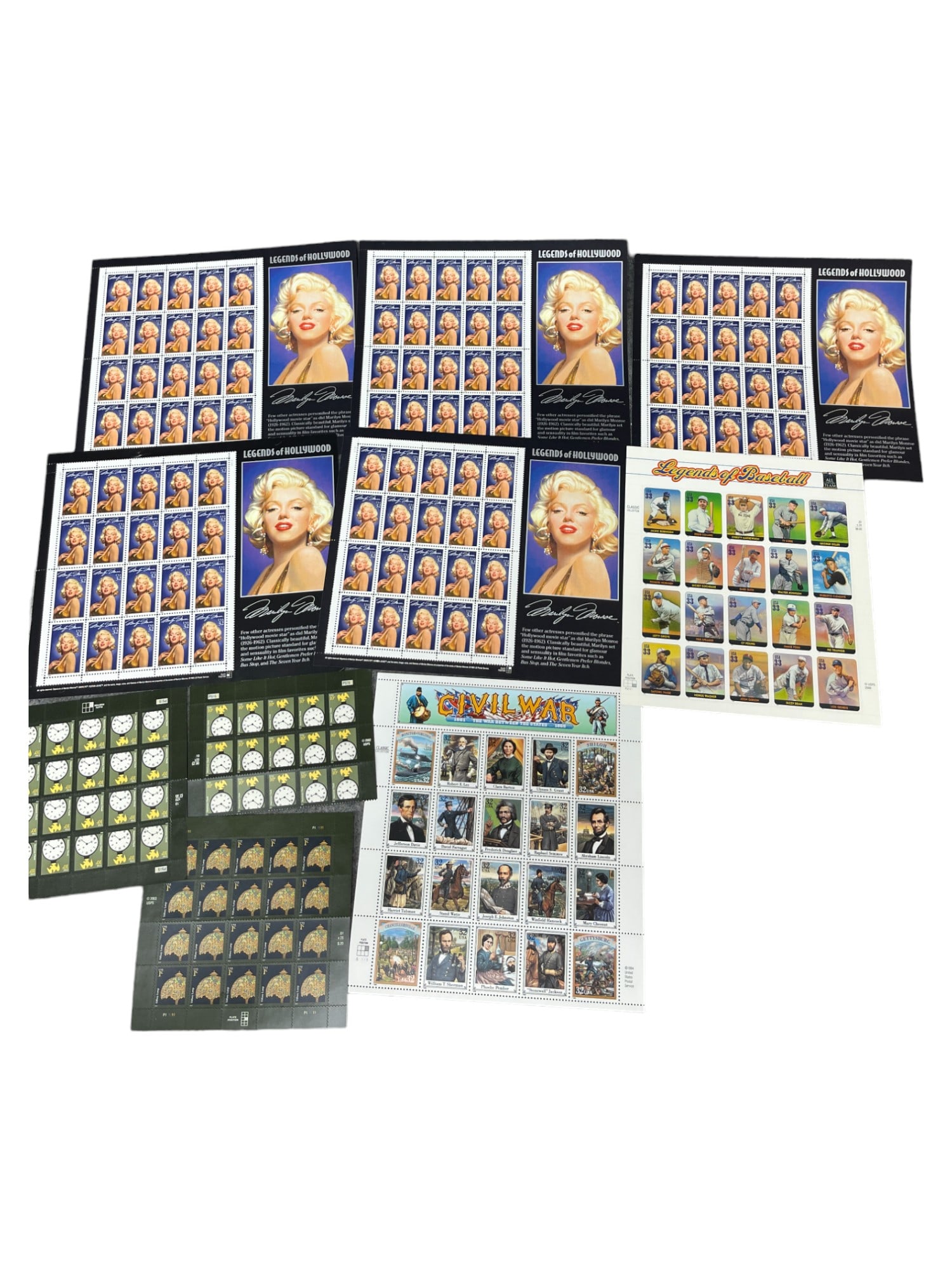 US STAMP COLLECTION LOT 10 SHEET (1 of 5)