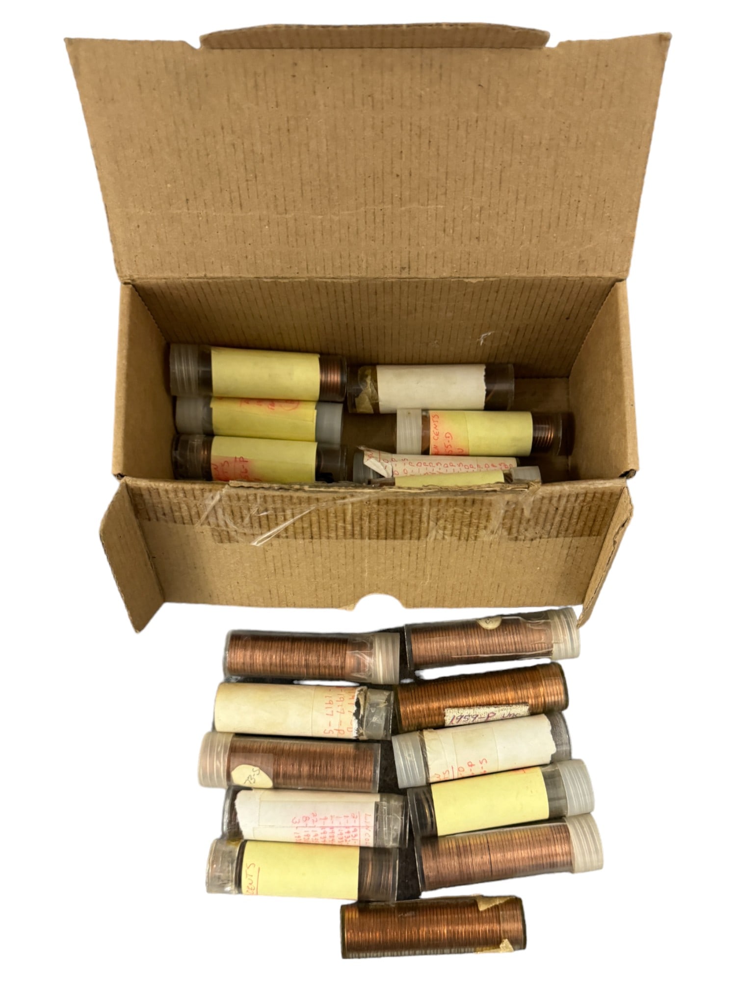 19 Rolls, Unchecked Penny Rolls US COIN (1 of 2)