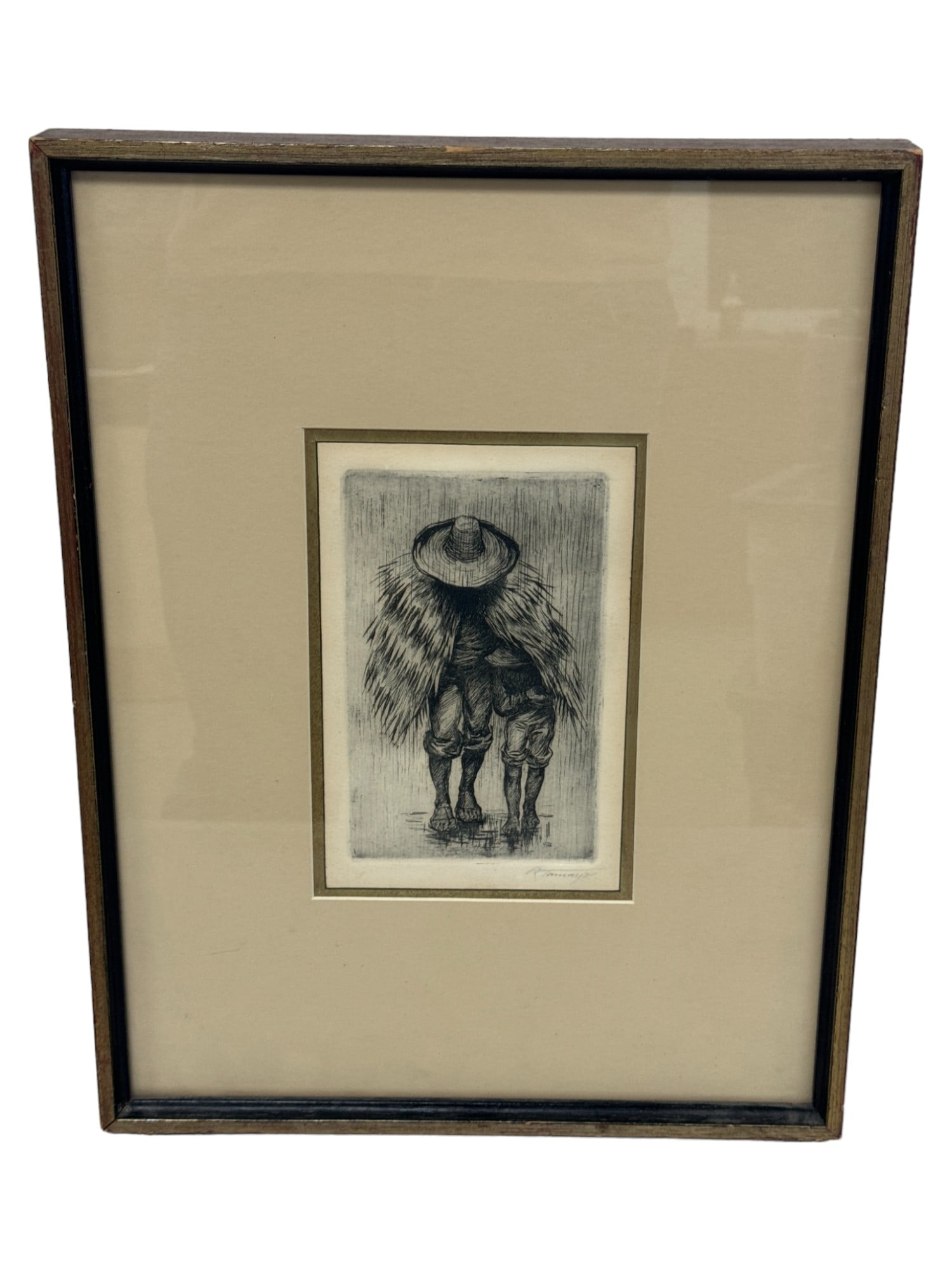 RUFINO TAMAYO ETCHING SIGNED (1 of 5)