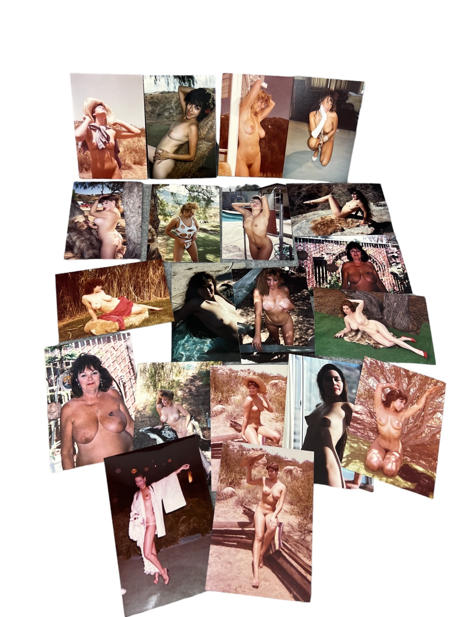 Vintage Pin-Up Nude Female Model Erotic Risque Photograph Collection Lot: Vintage Pin-Up Nude Female Model Erotic Risque Photograph Collection Lot