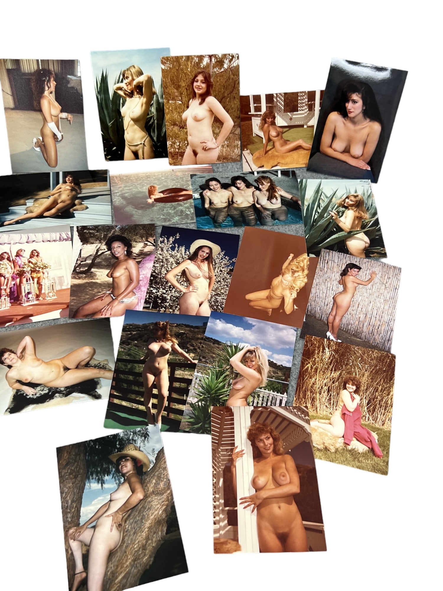 Vintage Pin-Up Nude Female Model Erotic Risque Photograph Collection Lot: Vintage Pin-Up Nude Female Model Erotic Risque Photograph Collection Lot