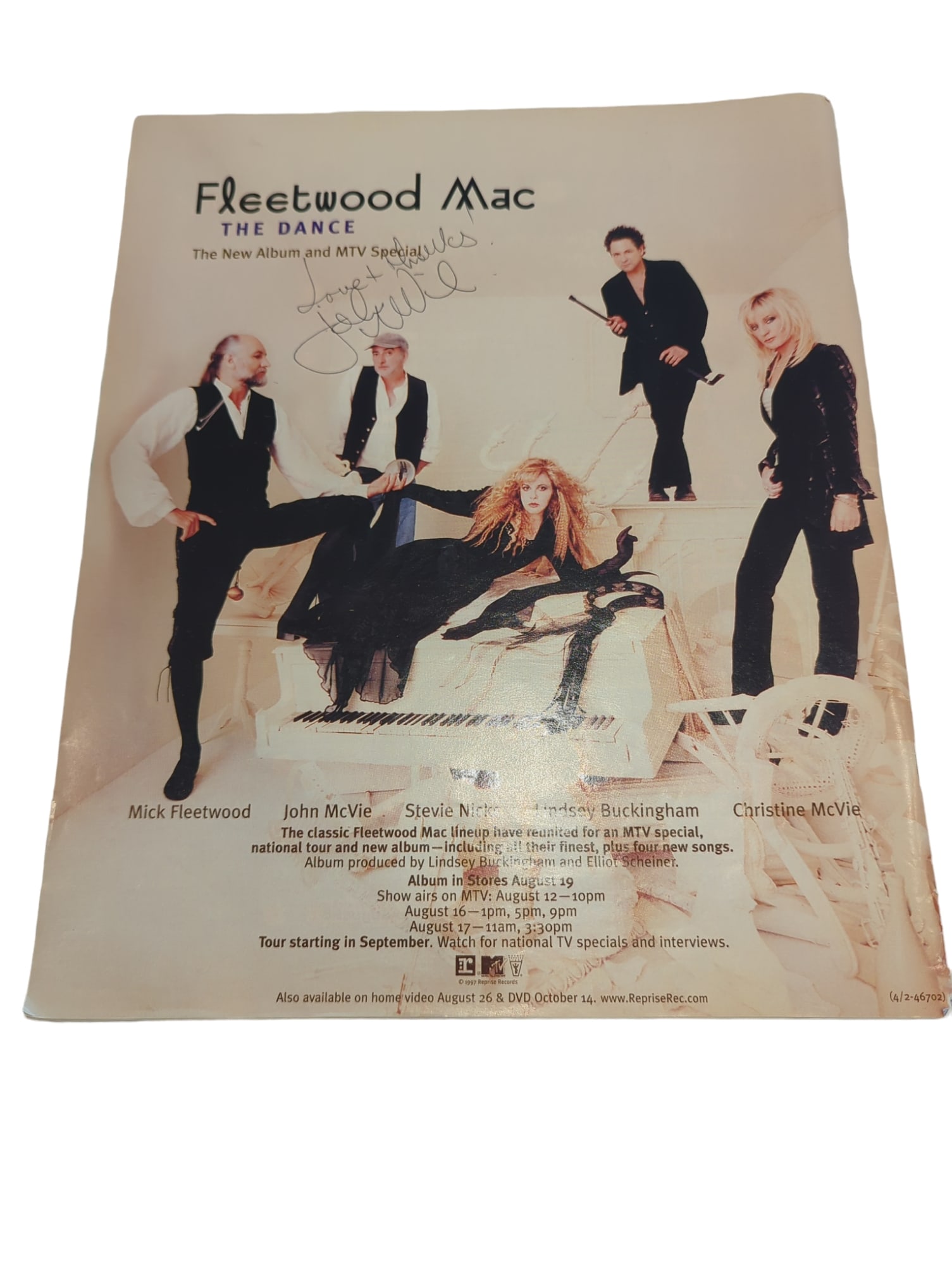 Fleetwood Mac John McVie signed Billboard Magazine (1 of 3)