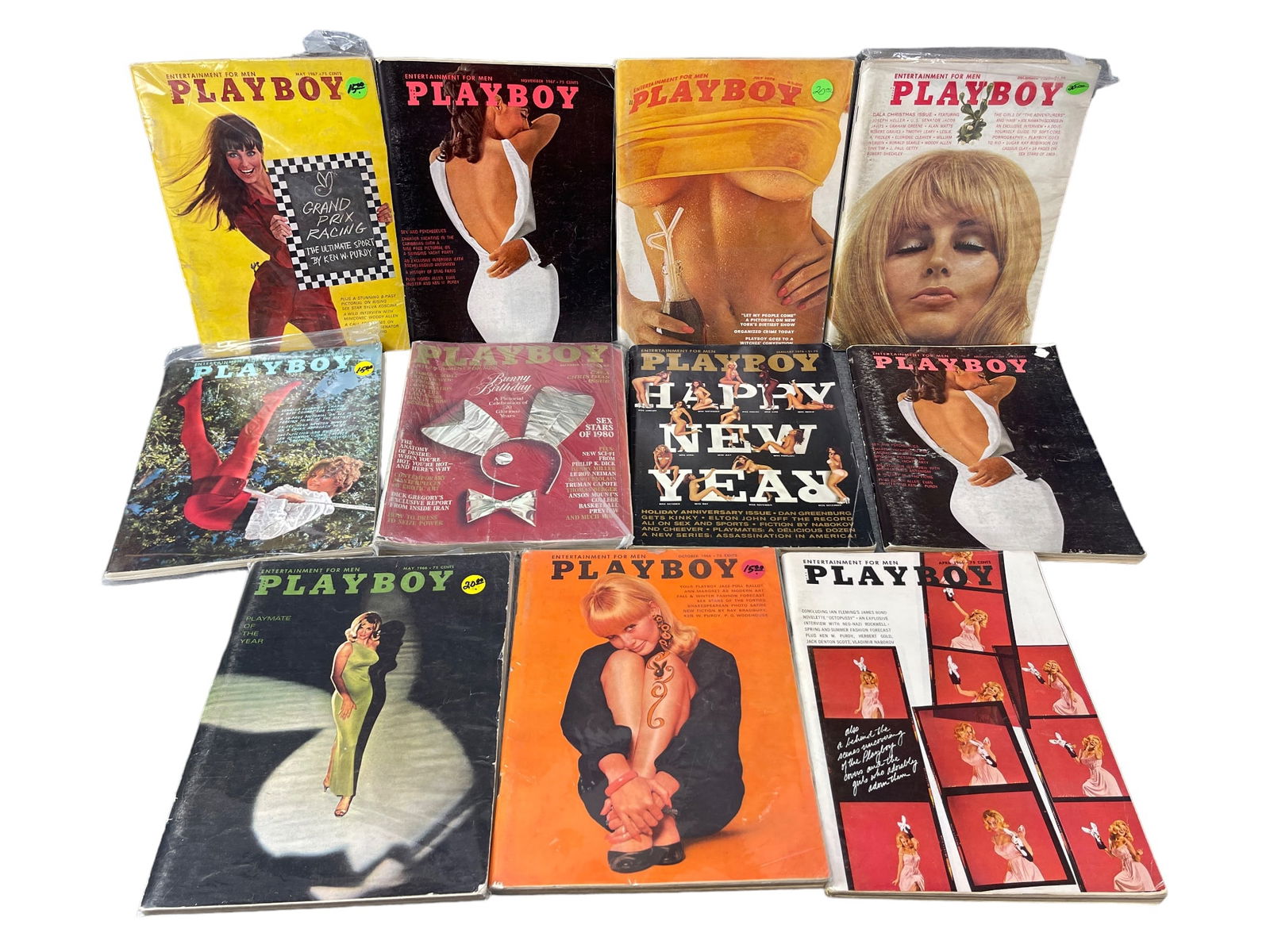 Vintage 1960s 70s Playboy Magazine Collection Lot (1 of 7)