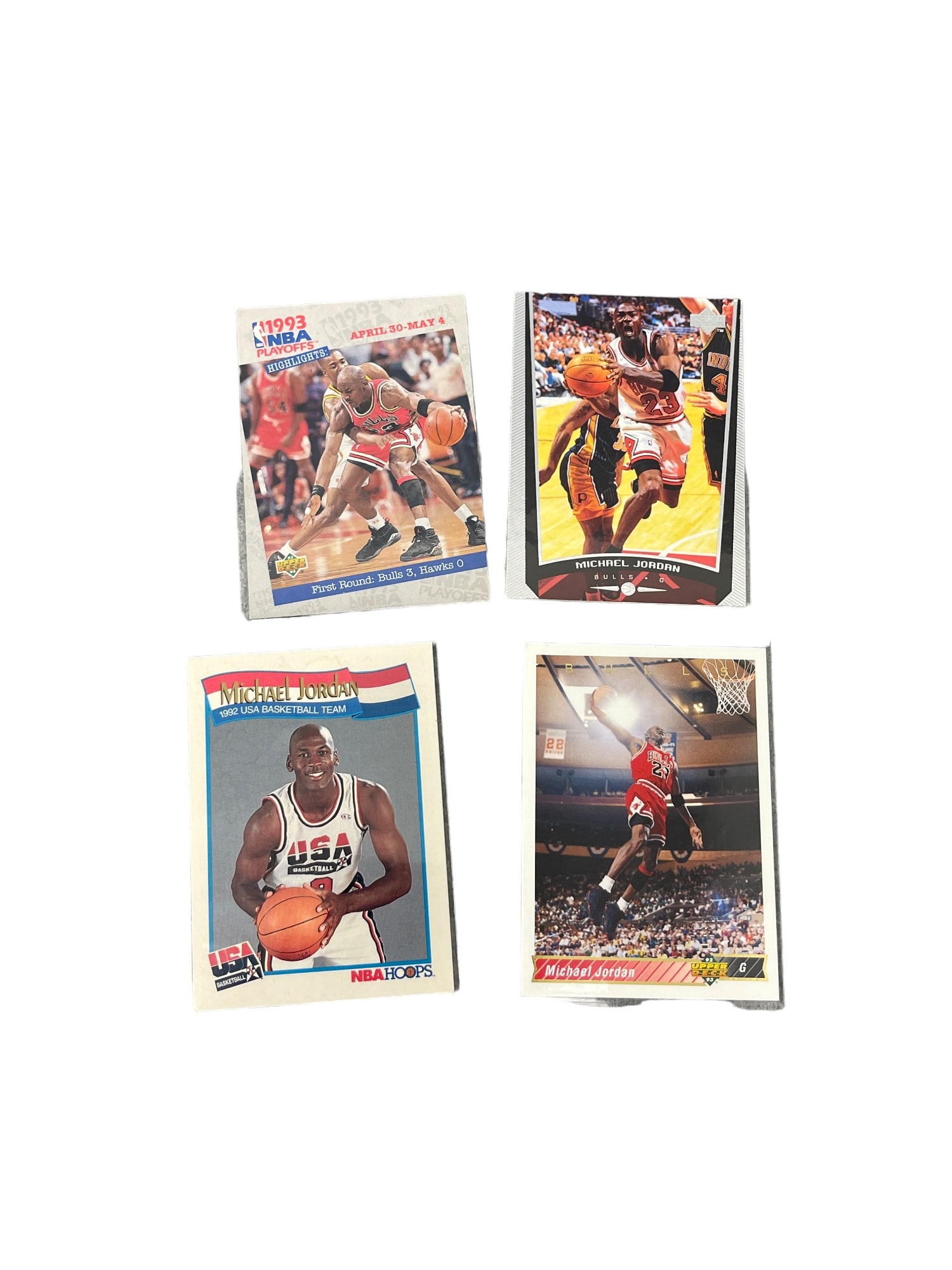 1990s Upper Deck & NBAHoops Micheal Jordan NBA Trading Cards #579, 23, 230W,180 (1 of 7)