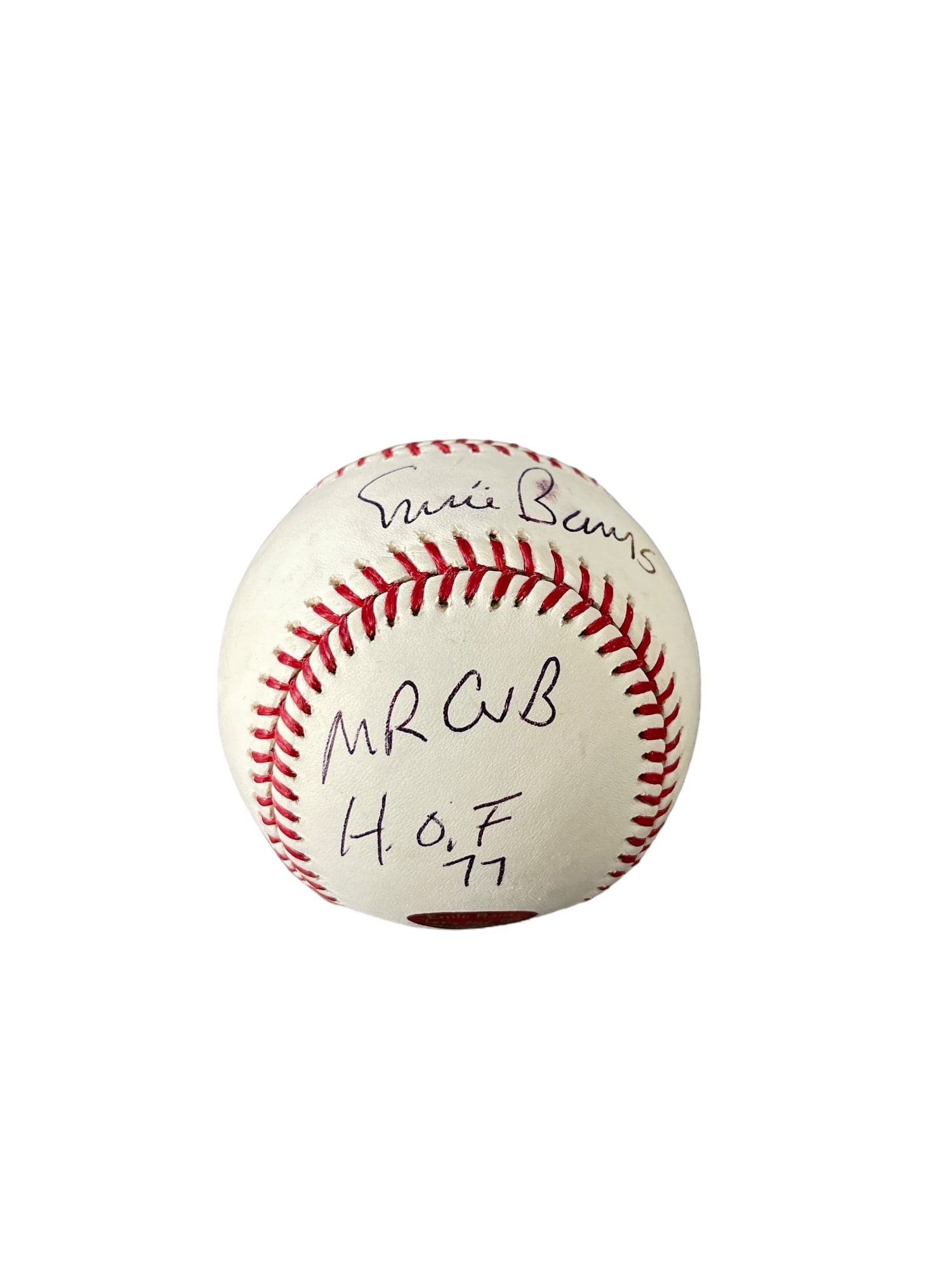 Ernie Banks Mr Cub Hall Of Fame 77 "Lets Play Two" Authentic Signed Ball Offical MLB (1 of 5)