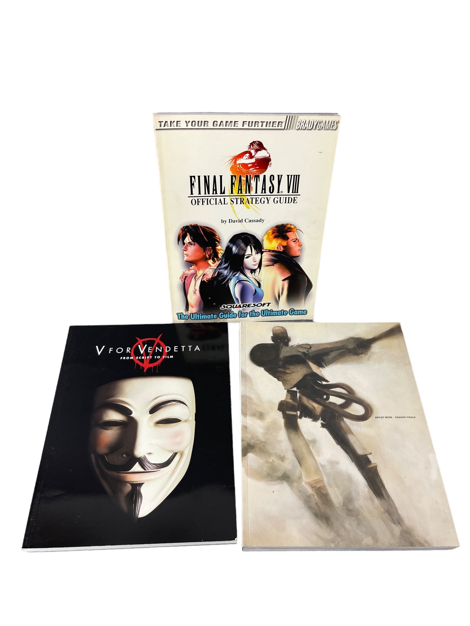 Book Collection Lot Final Fantasy VIII, Ashley Wood, V For Vendetta Lot of 3: Book Collection Lot Final Fantasy VIII, Ashley Wood, V For Vendetta Lot of 3