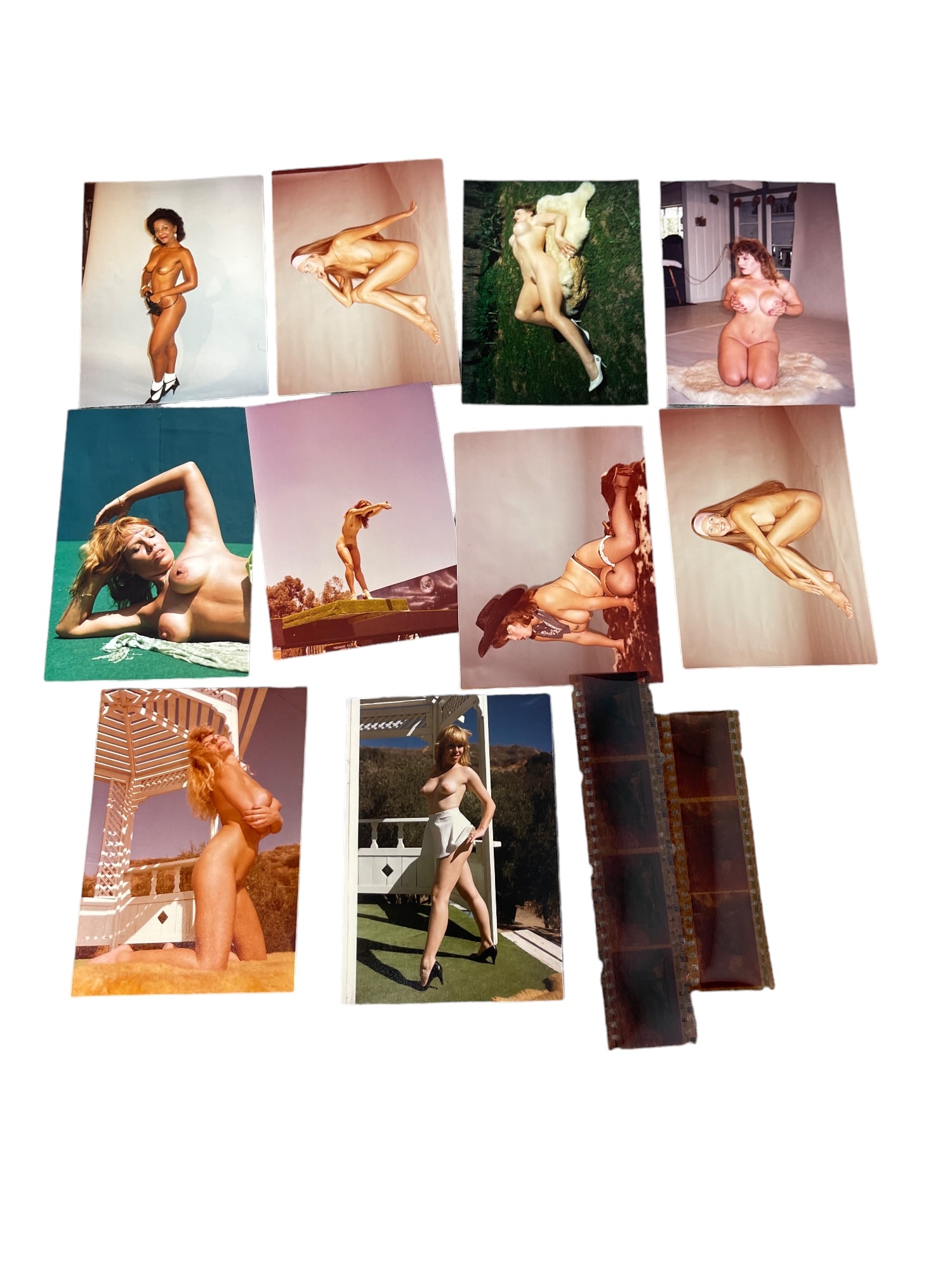 Vintage Pin Up Nude Female Model Photograph Collection W/ Negatives Lot: Vintage Pin Up Nude Female Model Photograph Collection W/ Negatives Lot