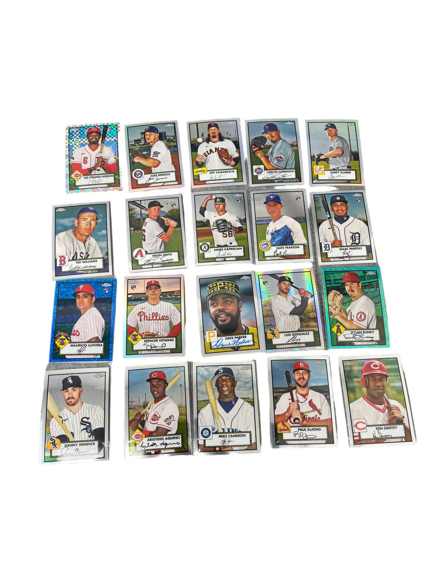 2021 Topps Chrome Baseball Mlb Signature Trading Cards Auction