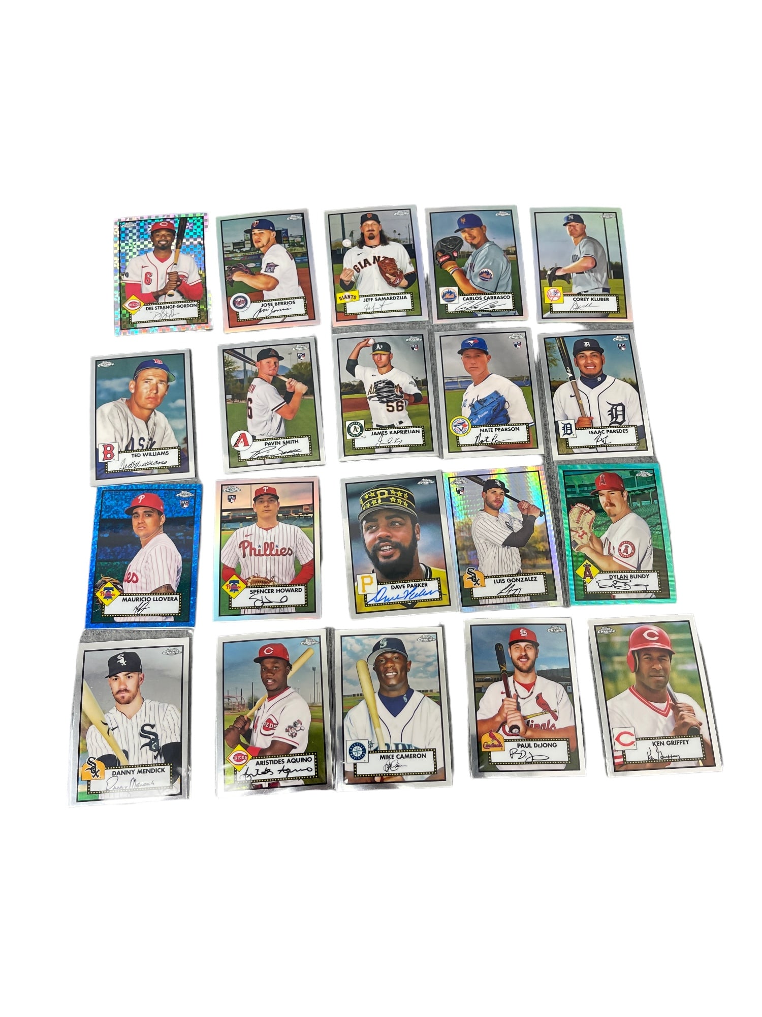 2021 Topps Chrome Baseball Mlb Signature Trading Cards Auction