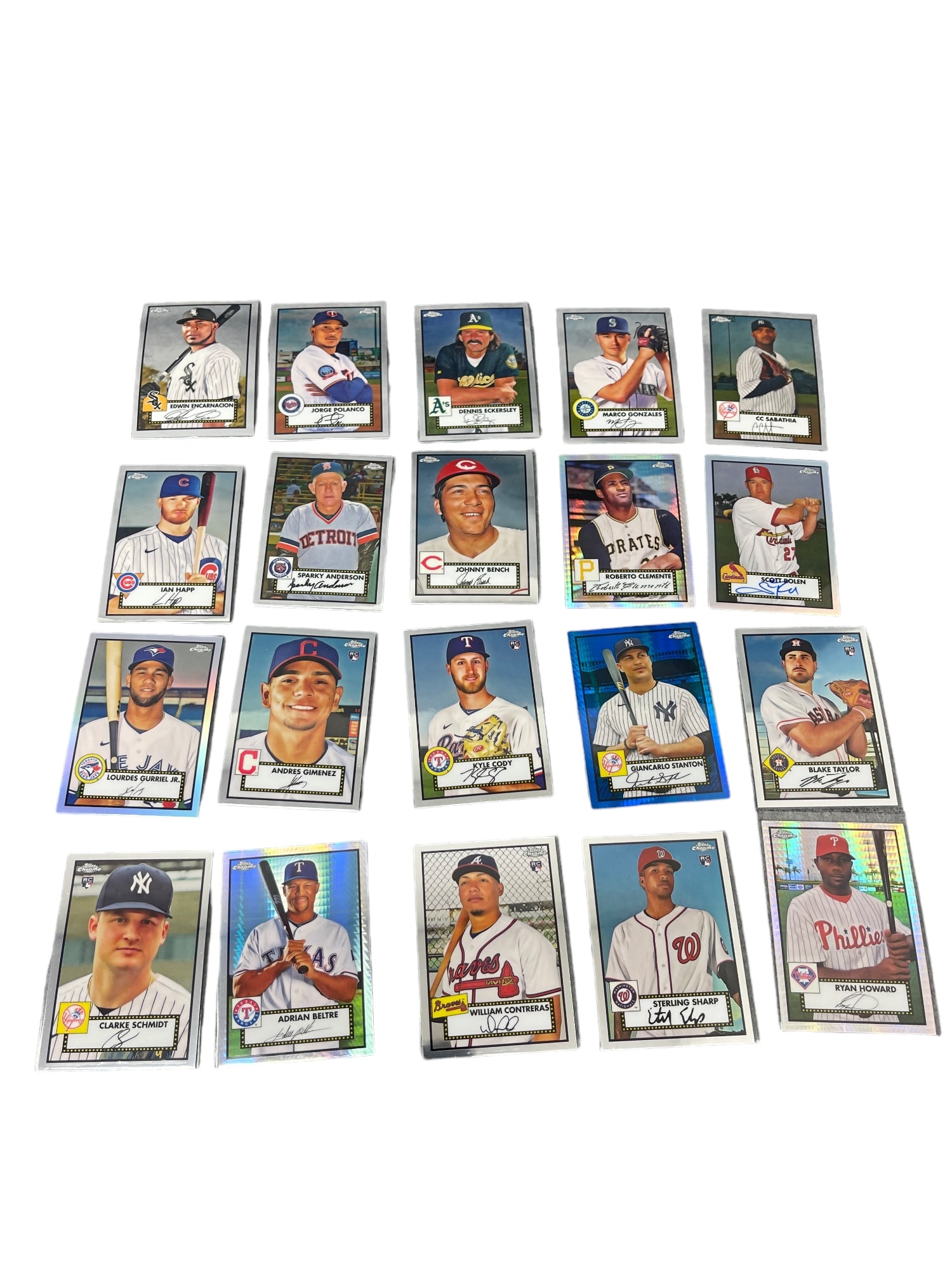 2021 Topps Chrome Baseball Mlb Signature Trading Cards Auction
