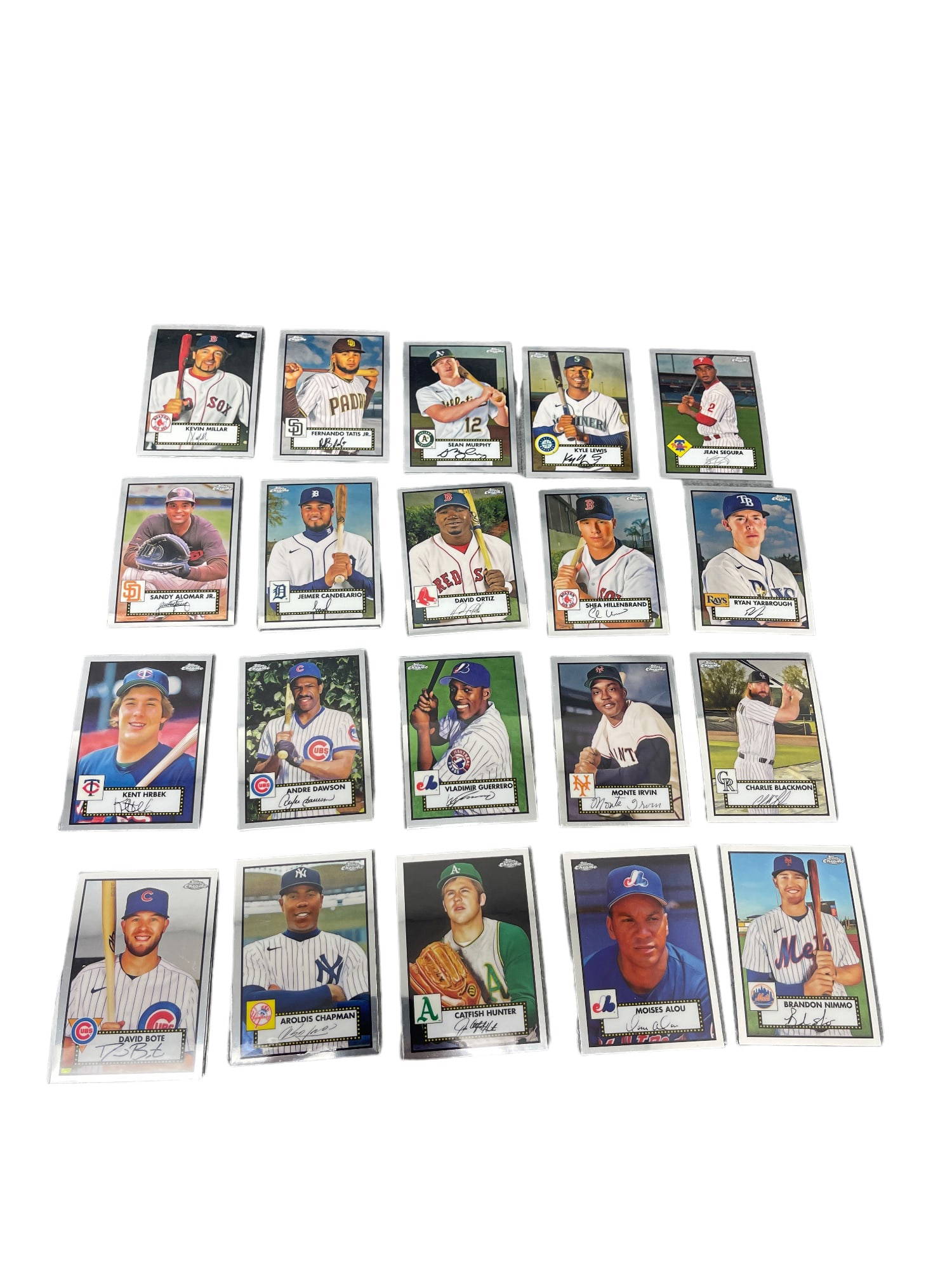 2021 Topps Chrome Baseball Mlb Signature Trading Cards Auction