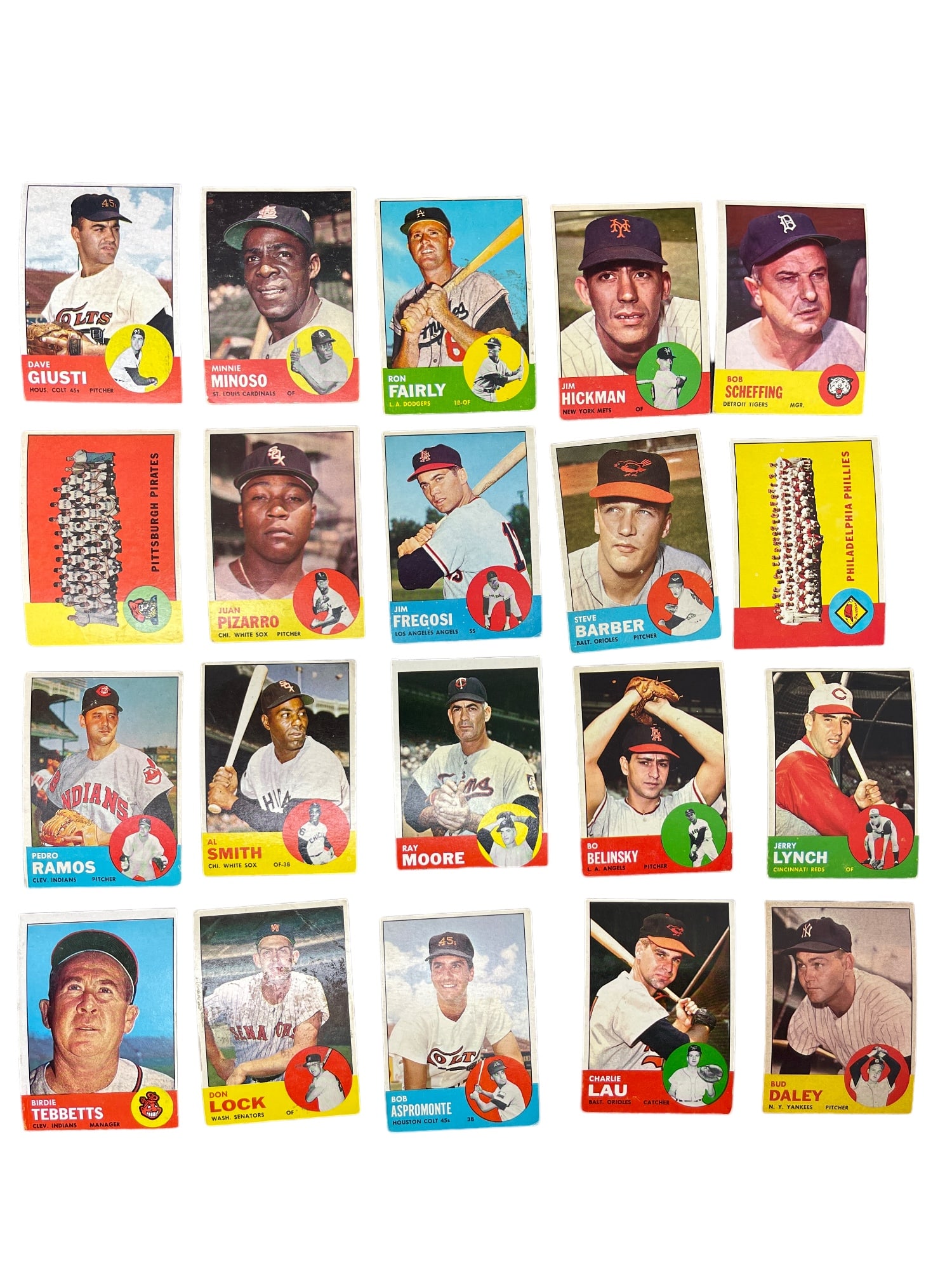 Vintage Baseball MLB Trading Card Collection Lot (1 of 10)