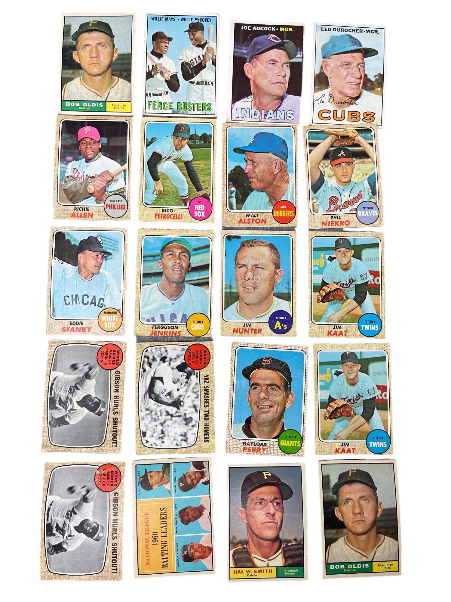 Vintage Baseball MLB Trading Card Collection Lot (1 of 10)