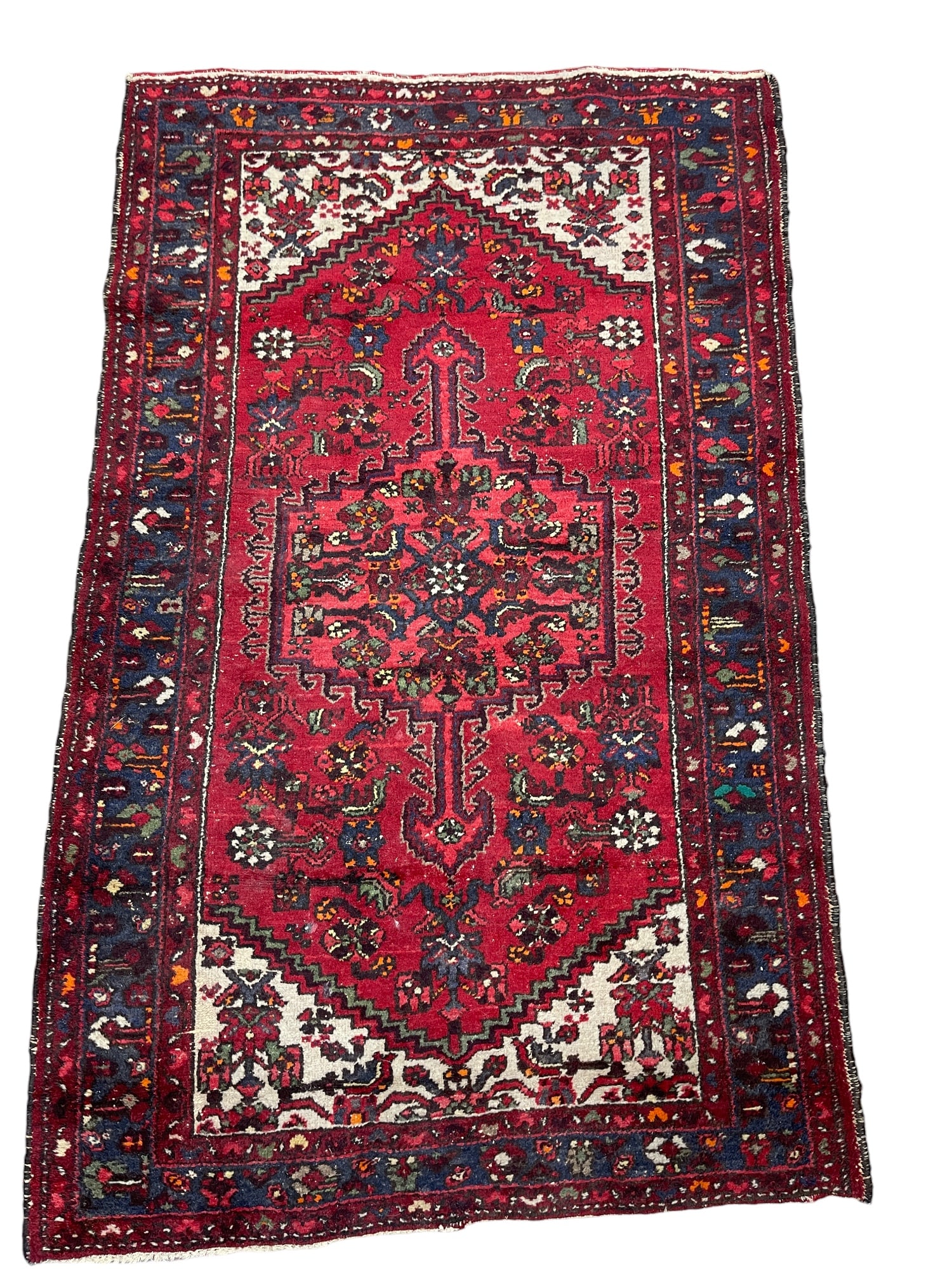 Antique Persian Middle Eastern Rug Carpet 80"X49 (1 of 7)