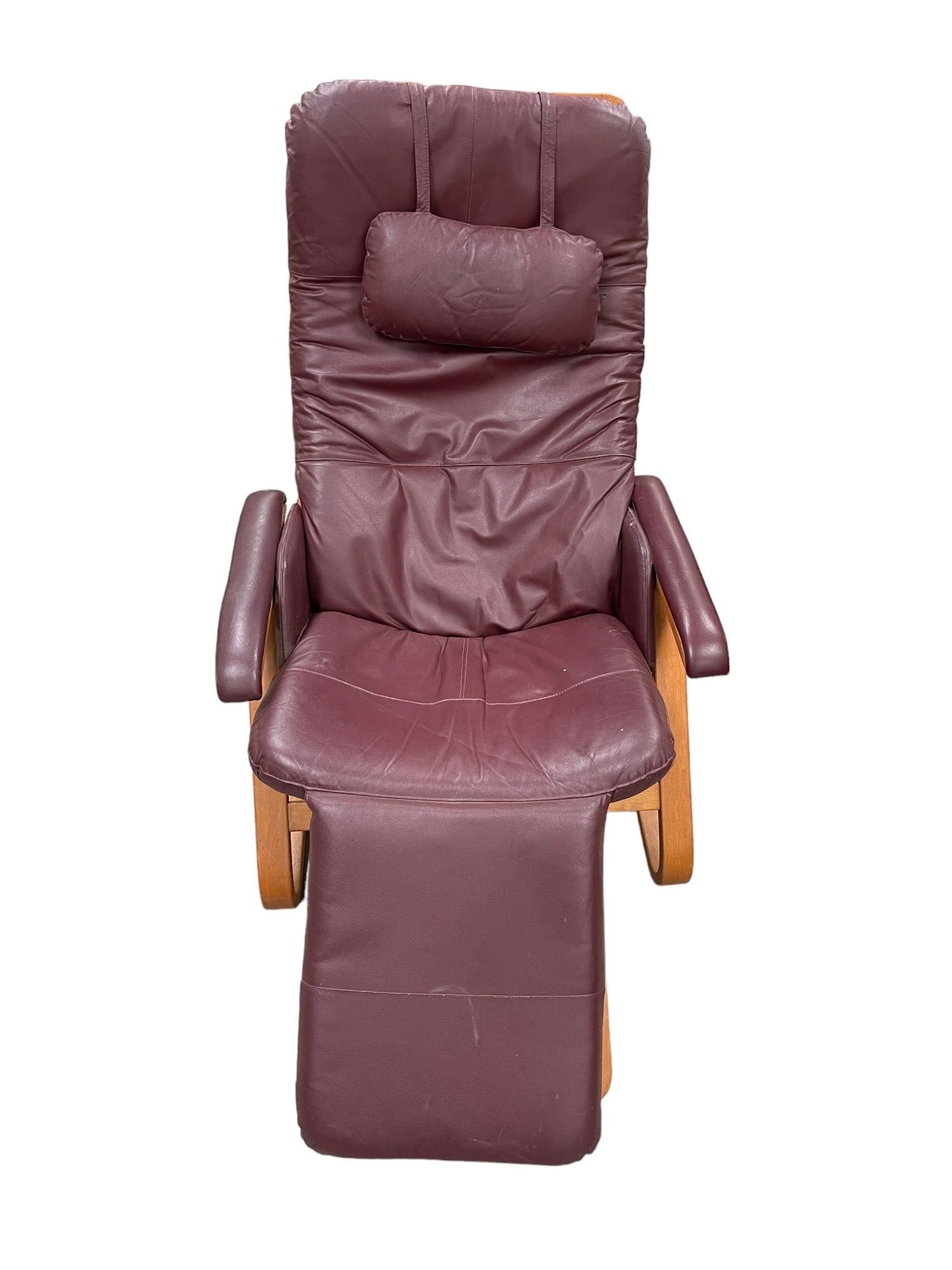 Mid Century Reclining Gravitity Chair Leather: Mid Century Reclining Gravitity Chair Leather