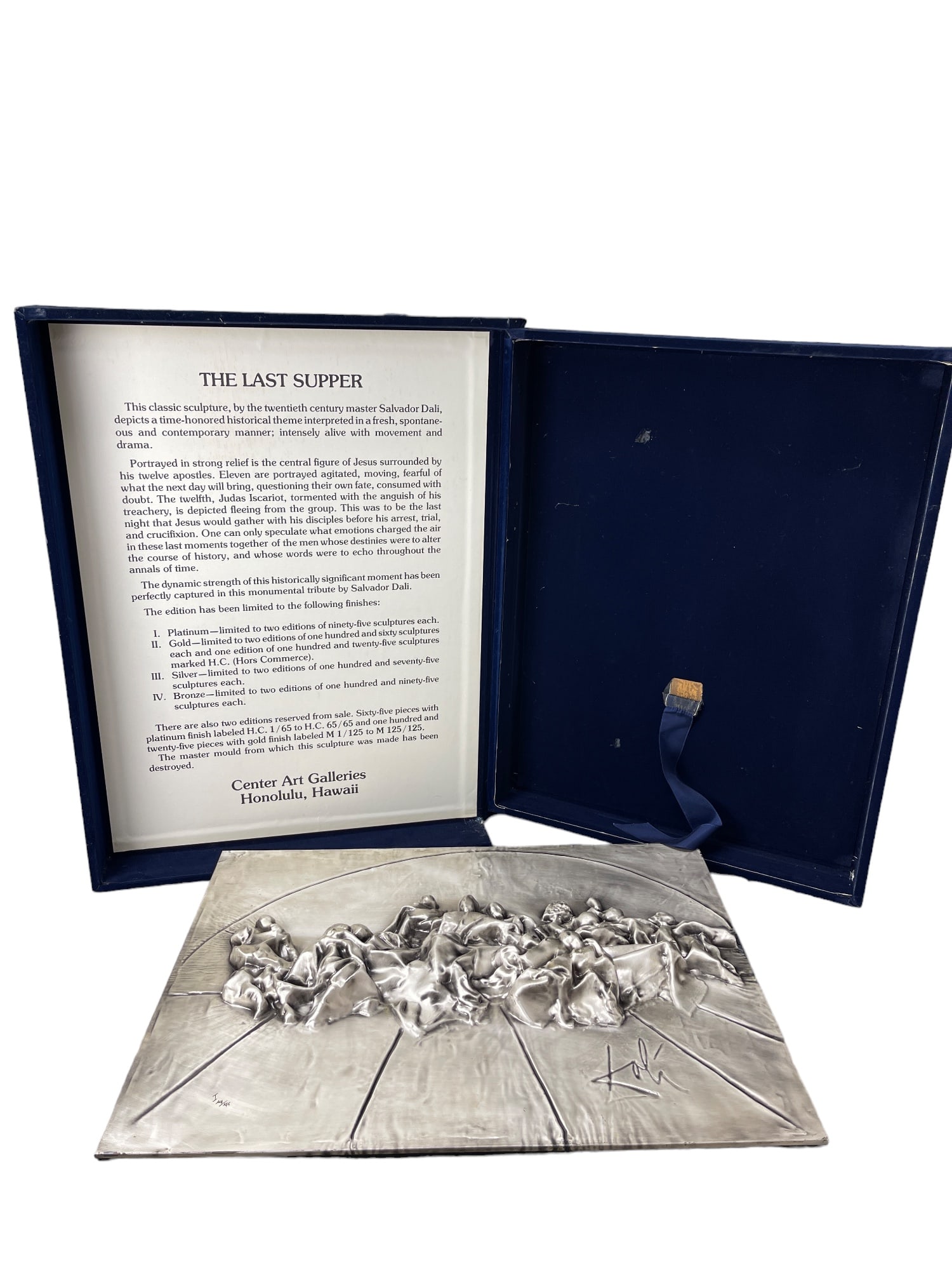 Salvador Dali The Last Supper Bas relief sculpture Signed (1 of 11)