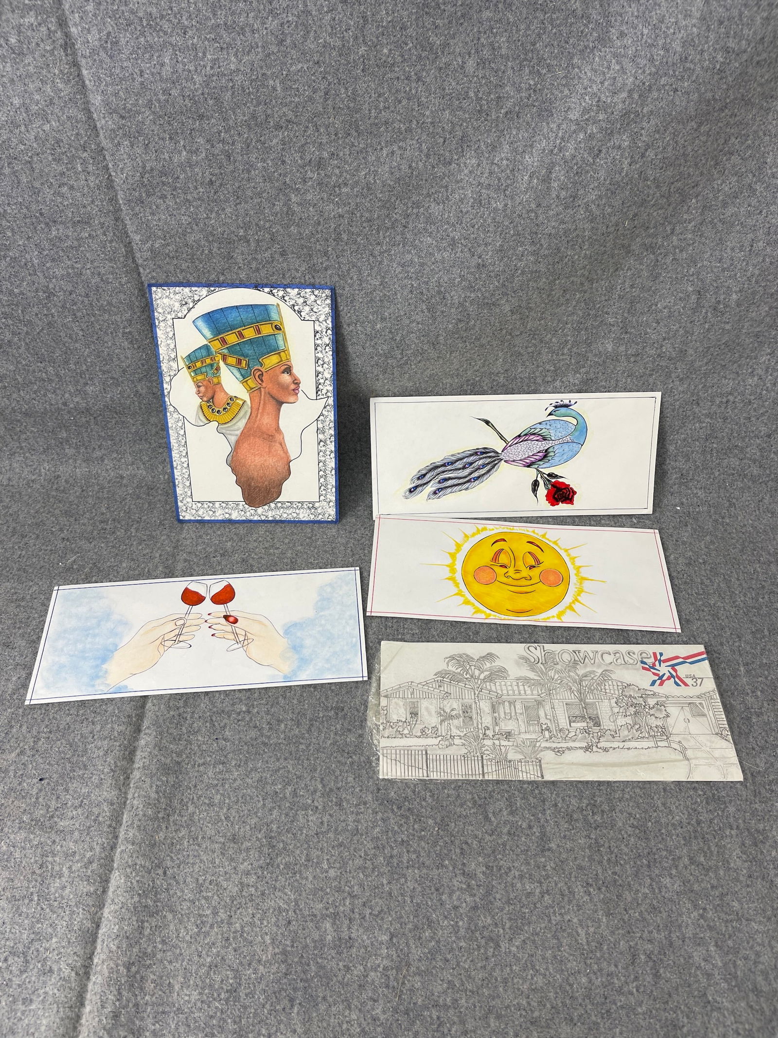 PRIMITIVE INMATE PRISON ART CELL DRAWING ON PAPER: PRIMITIVE INMATE PRISON ART CELL DRAWING ON PAPER