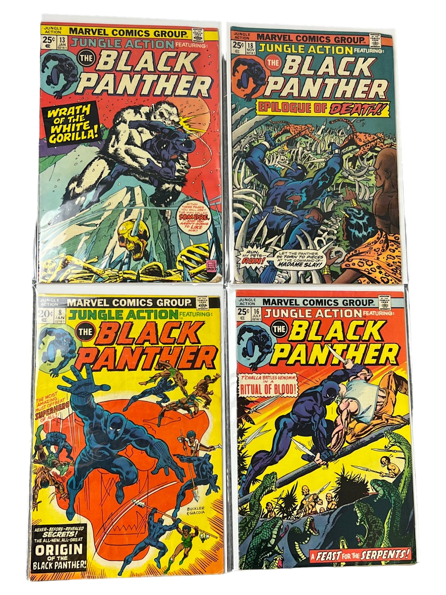 Vintage Comic Book Collection Lot Black Panther (1 of 5)