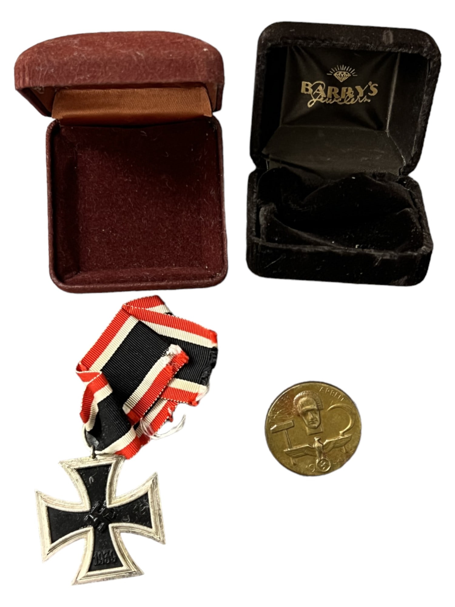 WW2 WWII GERMAN MEDAL PIN BADGE WAR COLLECTION LOT IRON CROSS (1 of 7)