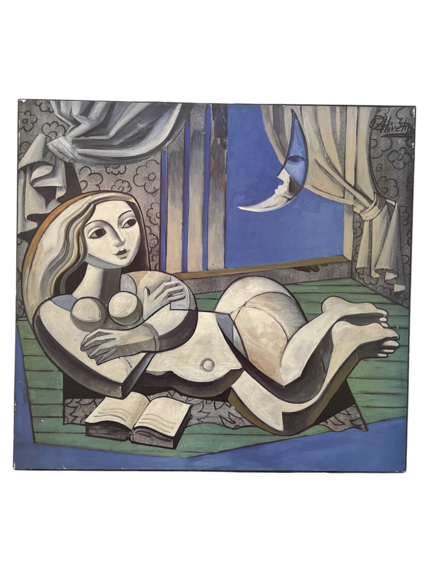 PAINTING SIGNED OLEG ZHIVETIN  THE DREAMER (1 of 11)