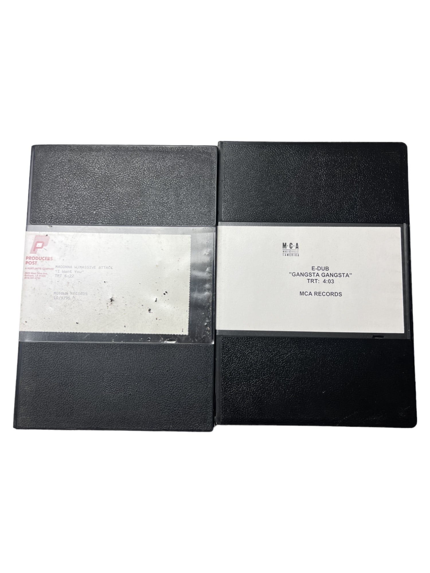 Music Video Studio promo tape U-Matic Madonna I want You and E-DUB GANGSTA GANGSTA MCA REcords (1 of 6)