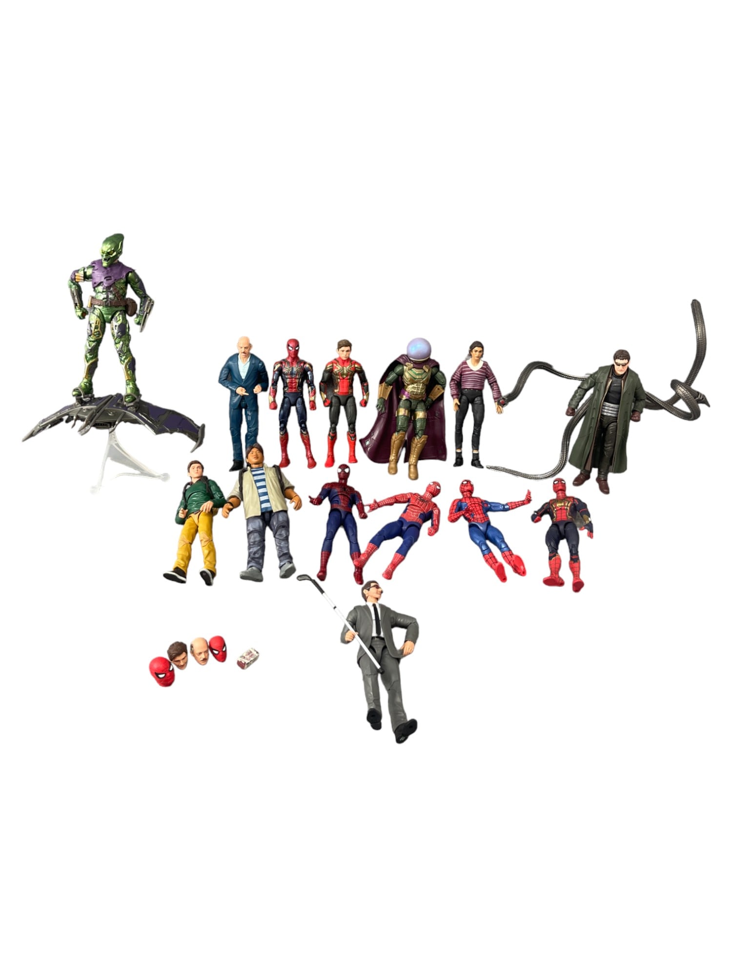 Marvel Series Spiderman Hasbro Superhero Action Figure Collection Lot (1 of 11)
