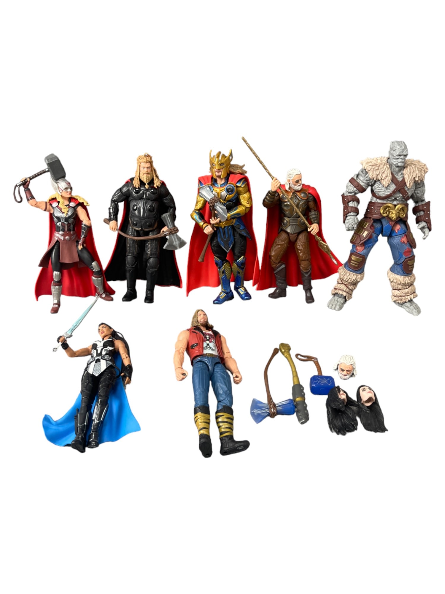 Marvel Legends Series Thor Hasbro Superhero Action Figure Collection Lot (1 of 7)