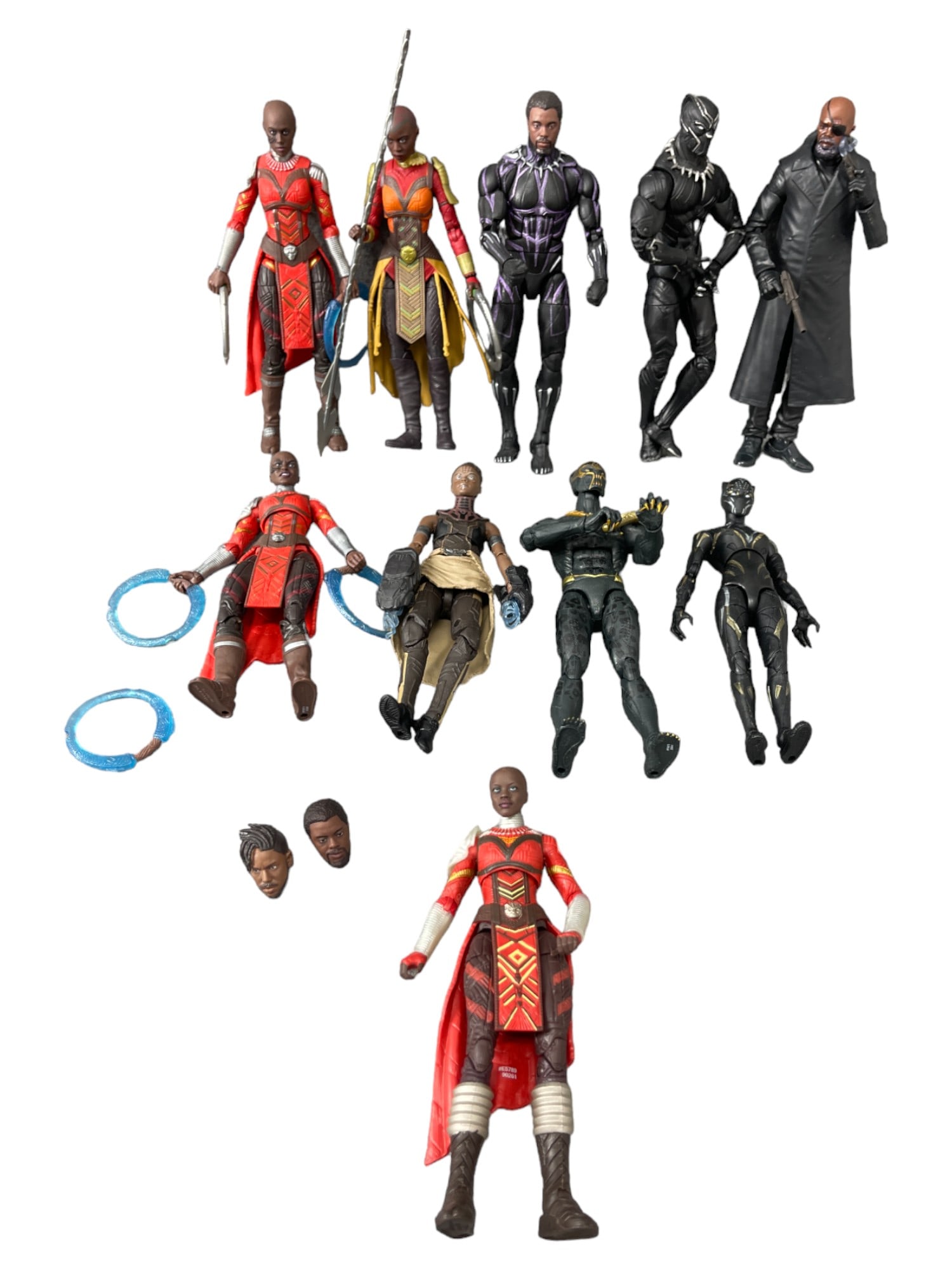 Marvel Legends Series Mixed Black Panther Hasbro Superhero Action Figure Collection Lot (1 of 7)