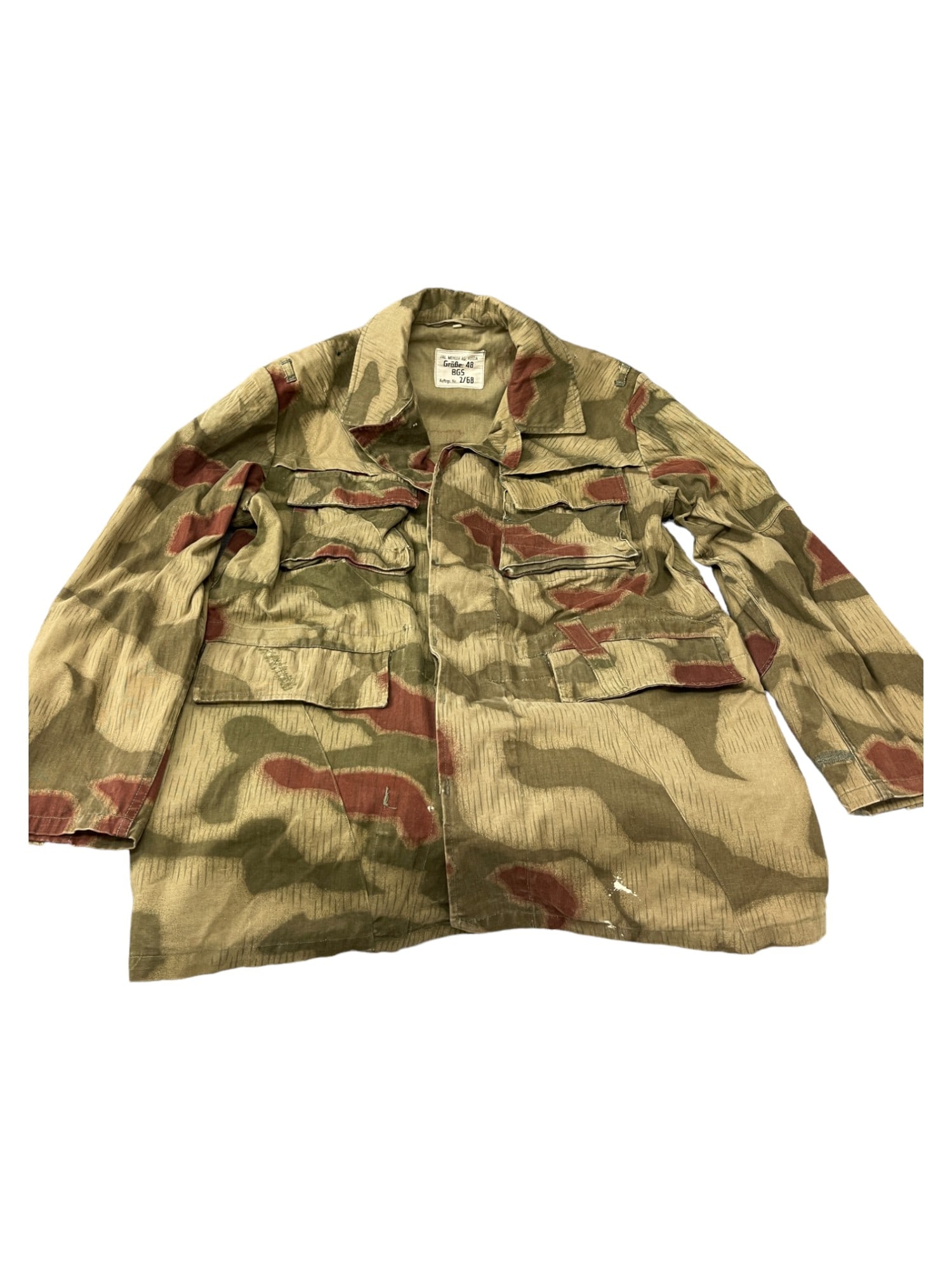 Vintage German Army BGS Border Guard Camel Jacket Military (1 of 13)