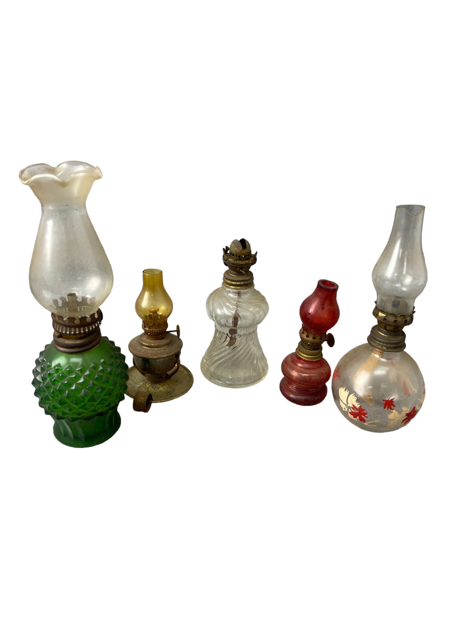Vintage Antique Miniature Oil Lamp Collection: Vintage Antique Miniature Oil Lamp Collection