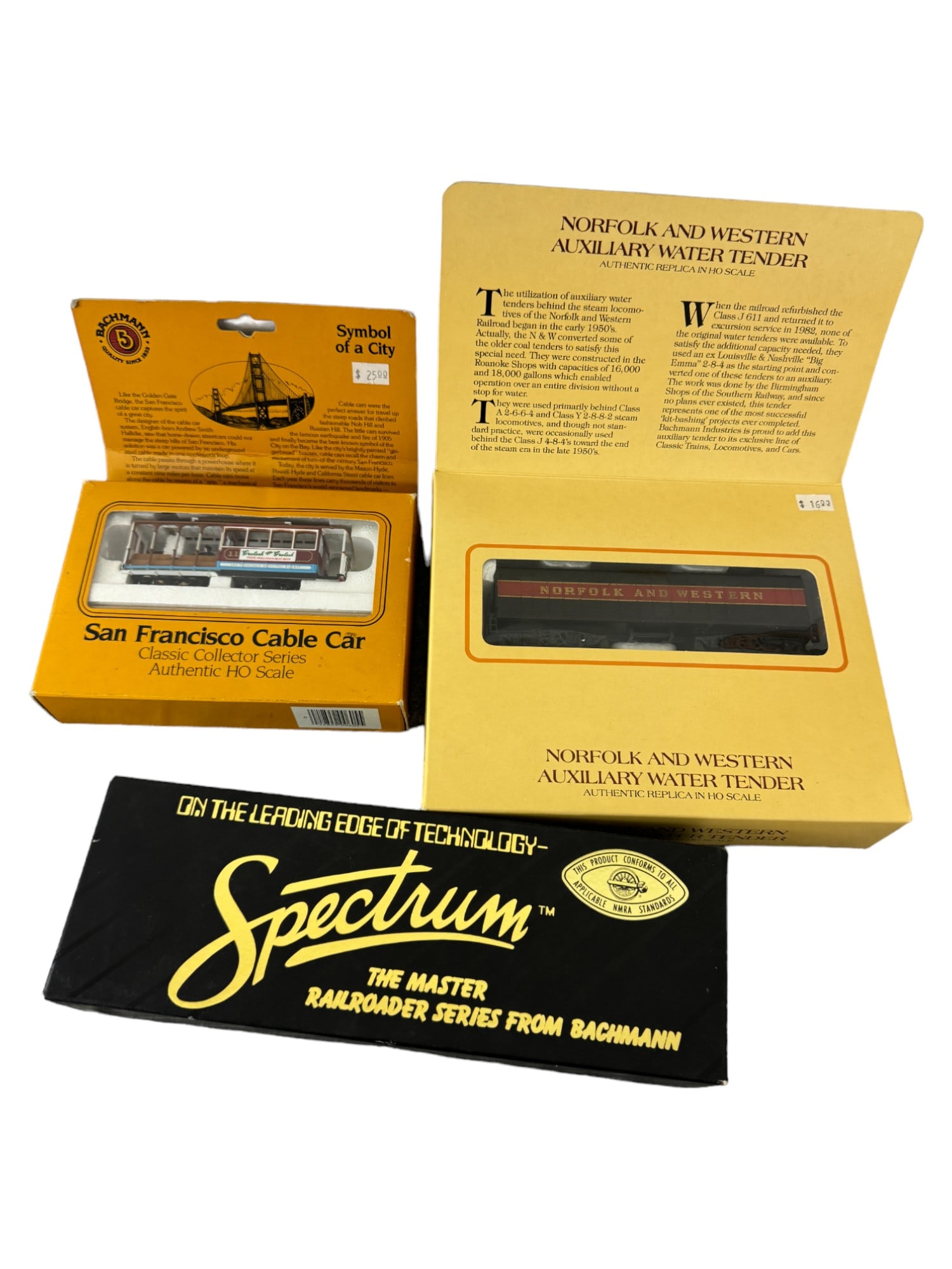 Vintage Bachmann Spectrum The Master Railroader Series HO Scale Collection Lot (1 of 4)