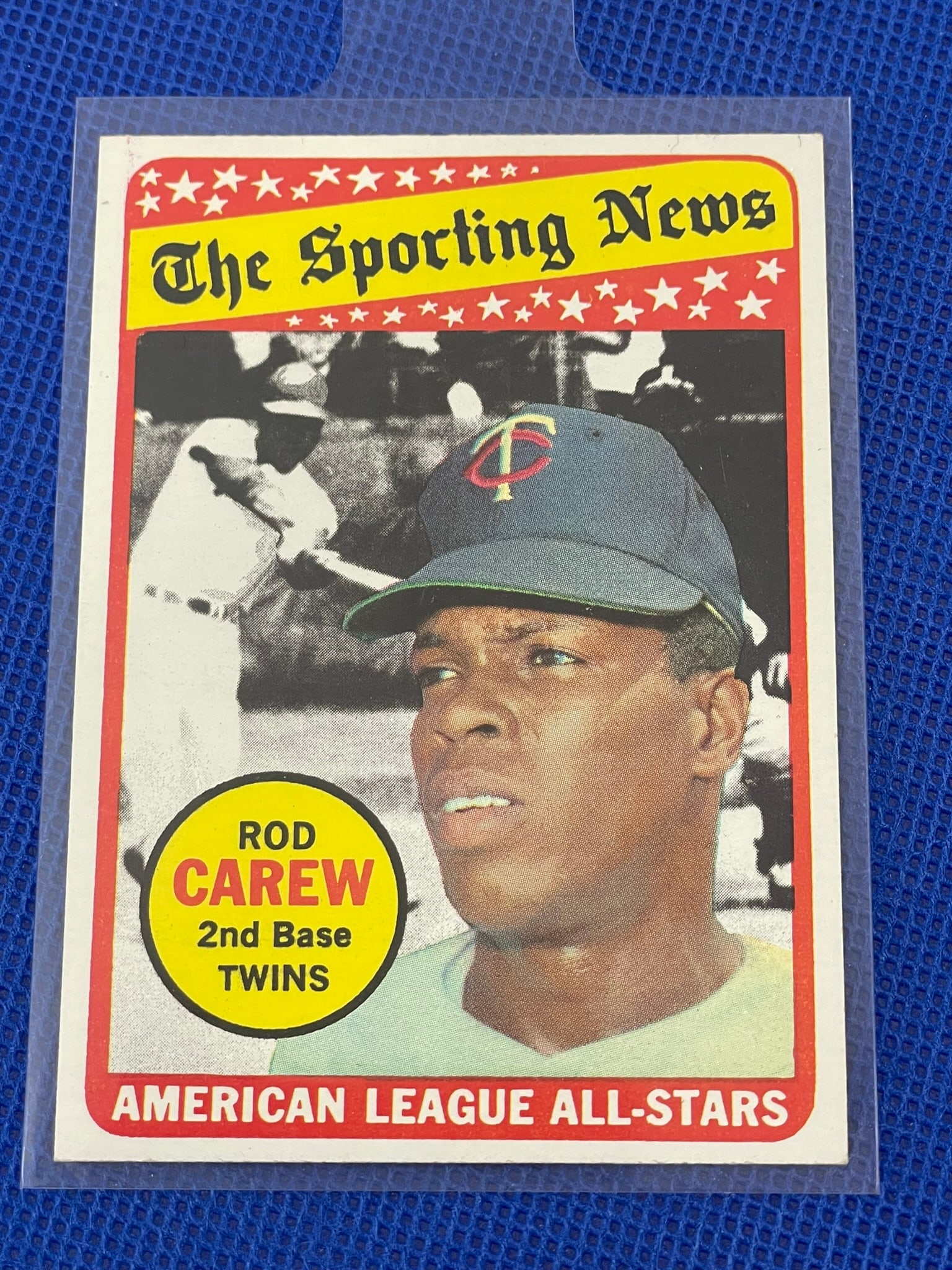 1969 Topps Rod Carew All-Star card (1 of 2)