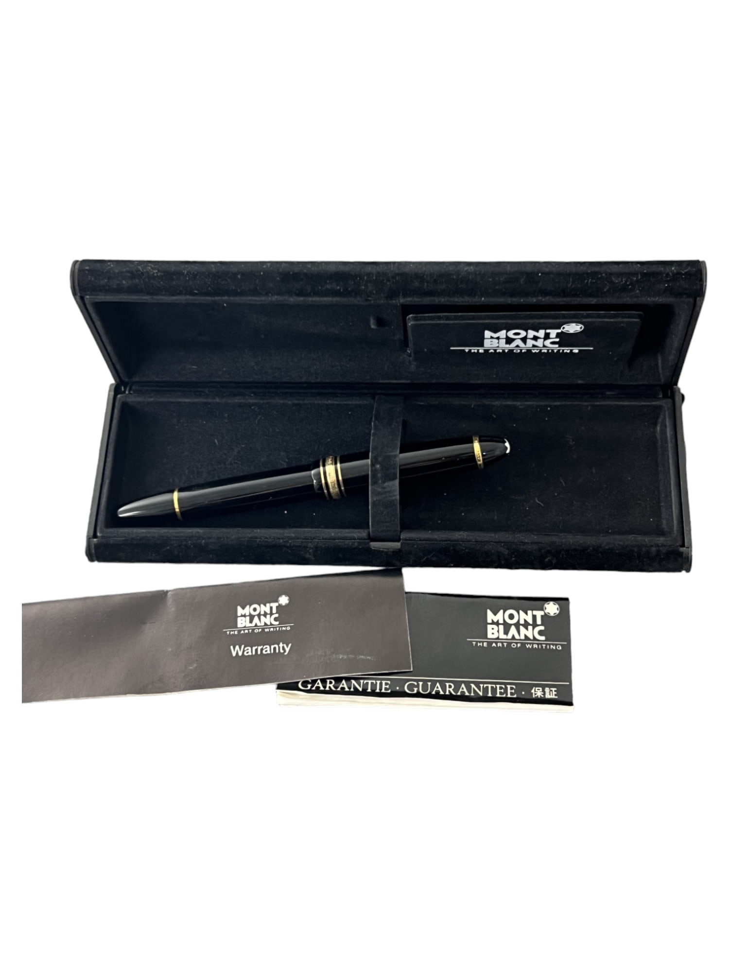 MONTBLANC MEISTERSTUCK 14K GOLD NIB NO 146 VINTAGE FOUNTAIN PEN BOX PAPERS: MONTBLANC MEISTERSTUCK 14K GOLD NIB NO 146 VINTAGE FOUNTAIN PEN, NIB IS MARKED 4810 14K 585