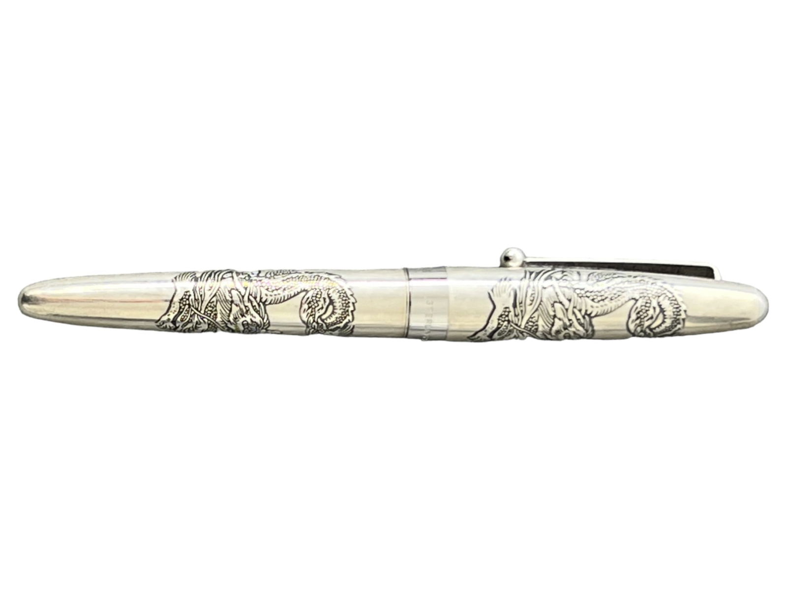 PILOT NAMIKI STERLING SILVER DRAGON 18K GOLD FOUNTAIN PEN (1 of 11)