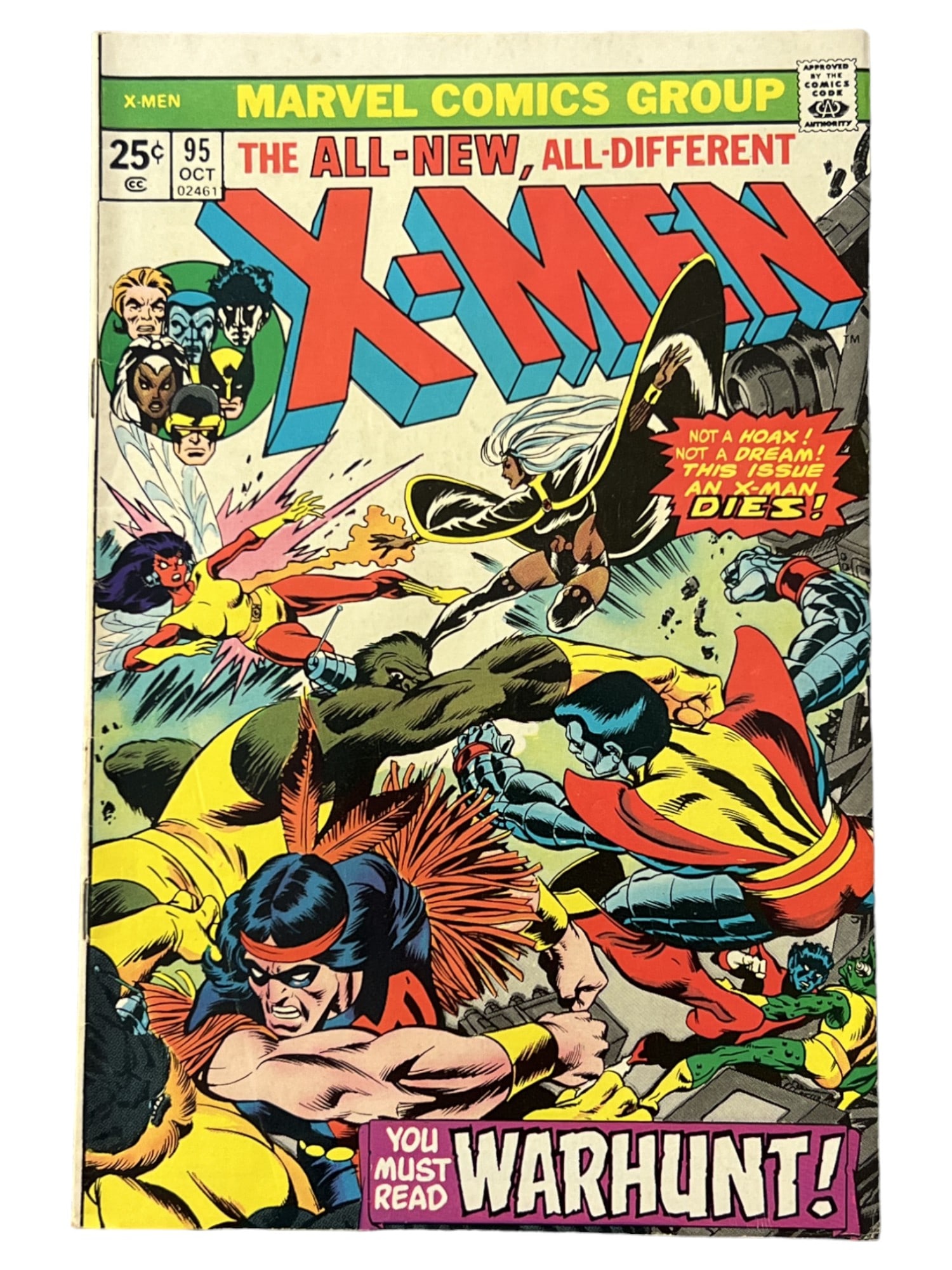 X-MEN # 95 MARVEL VINTAGE COMIC BOOK 1975 (1 of 3)