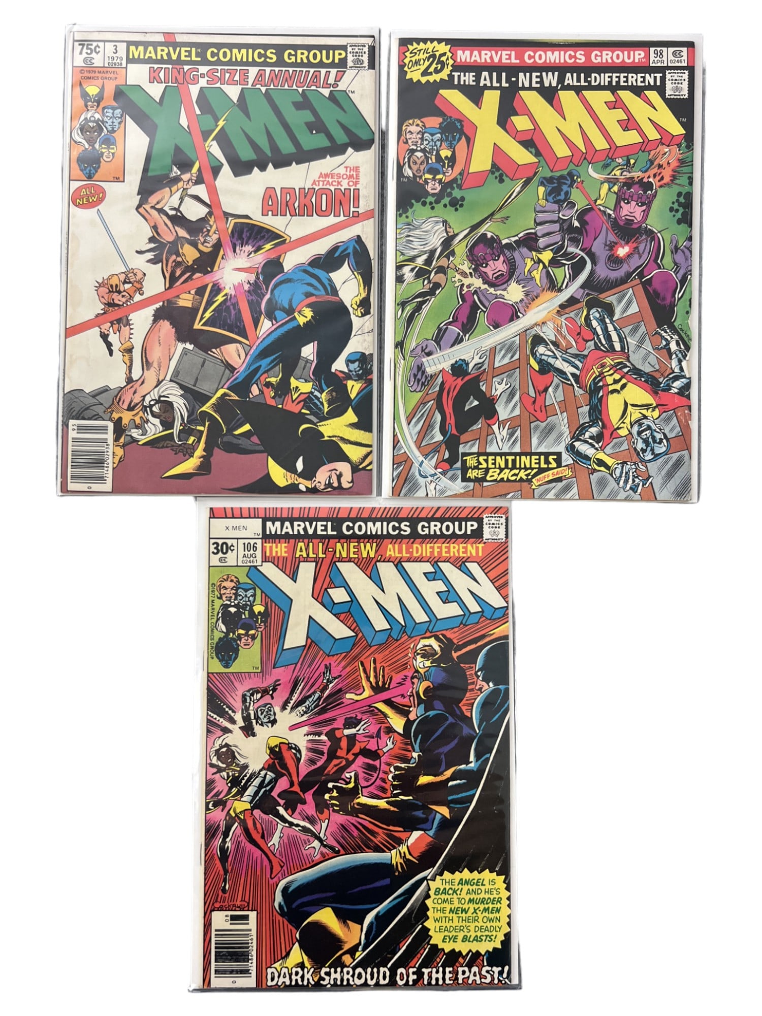 X-MEN MARVEL VINTAGE COMIC BOOK COLLECTION LOT (1 of 6)