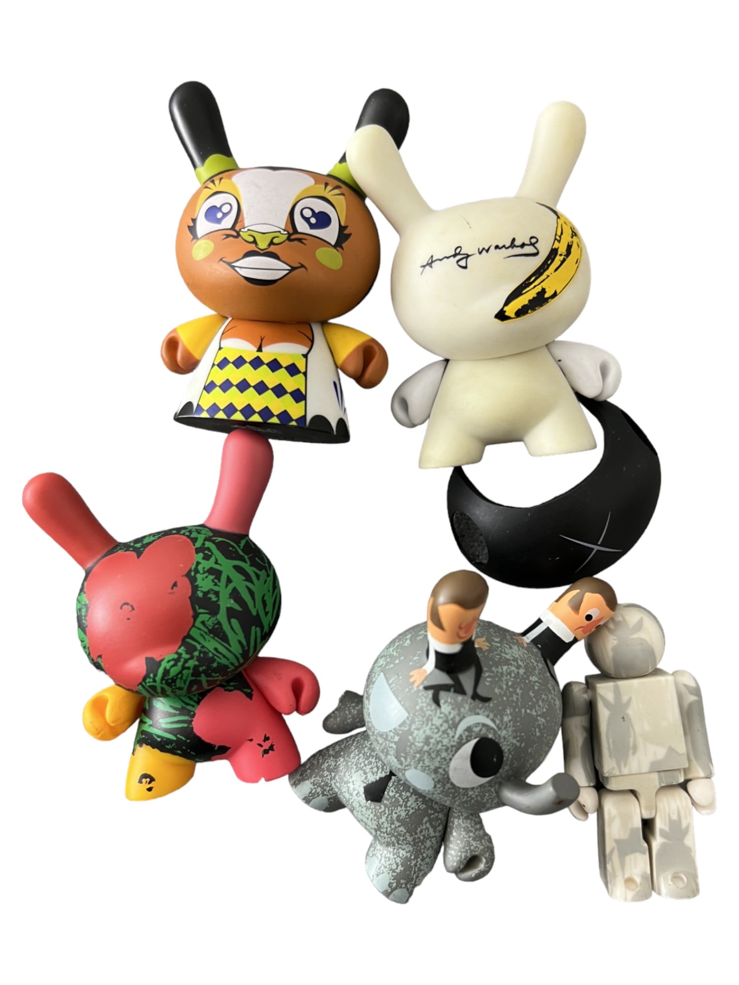 KIDROBOT DUNNY VINYL FIGURE COLLECTION LOT (1 of 8)