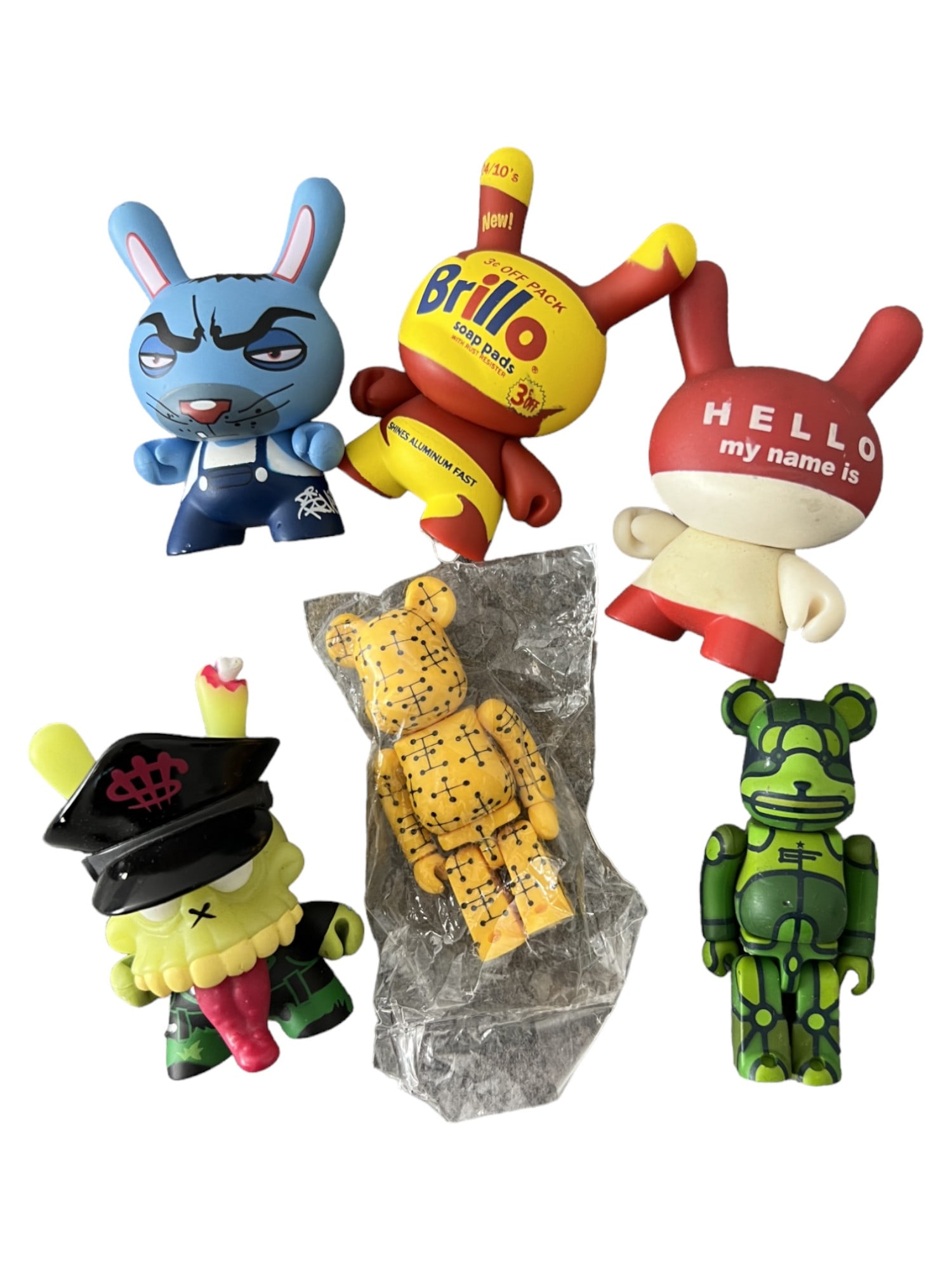 KIDROBOT DUNNY VINYL FIGURE COLLECTION LOT (1 of 6)