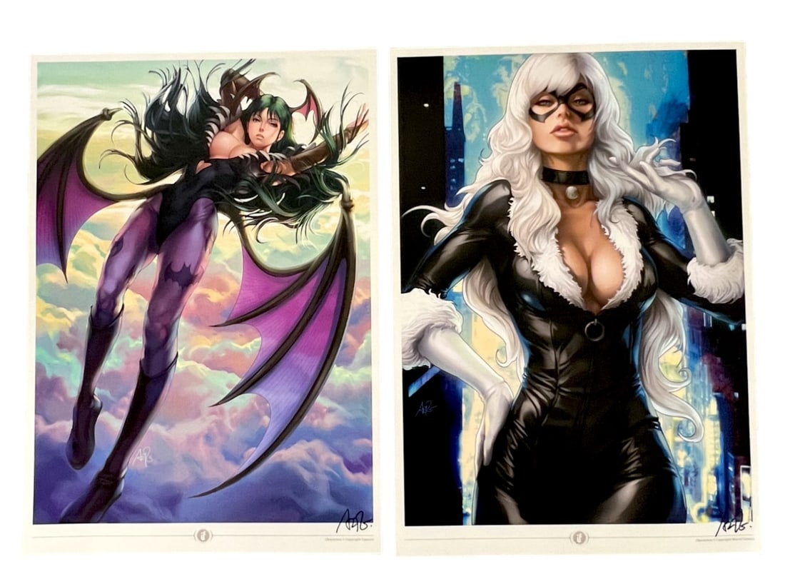 Stanley Artgerm Lau Signed Print Comic Art Collection Erotic Adult: Stanley Artgerm Lau Signed Print Comic Art Collection Erotic Adult
